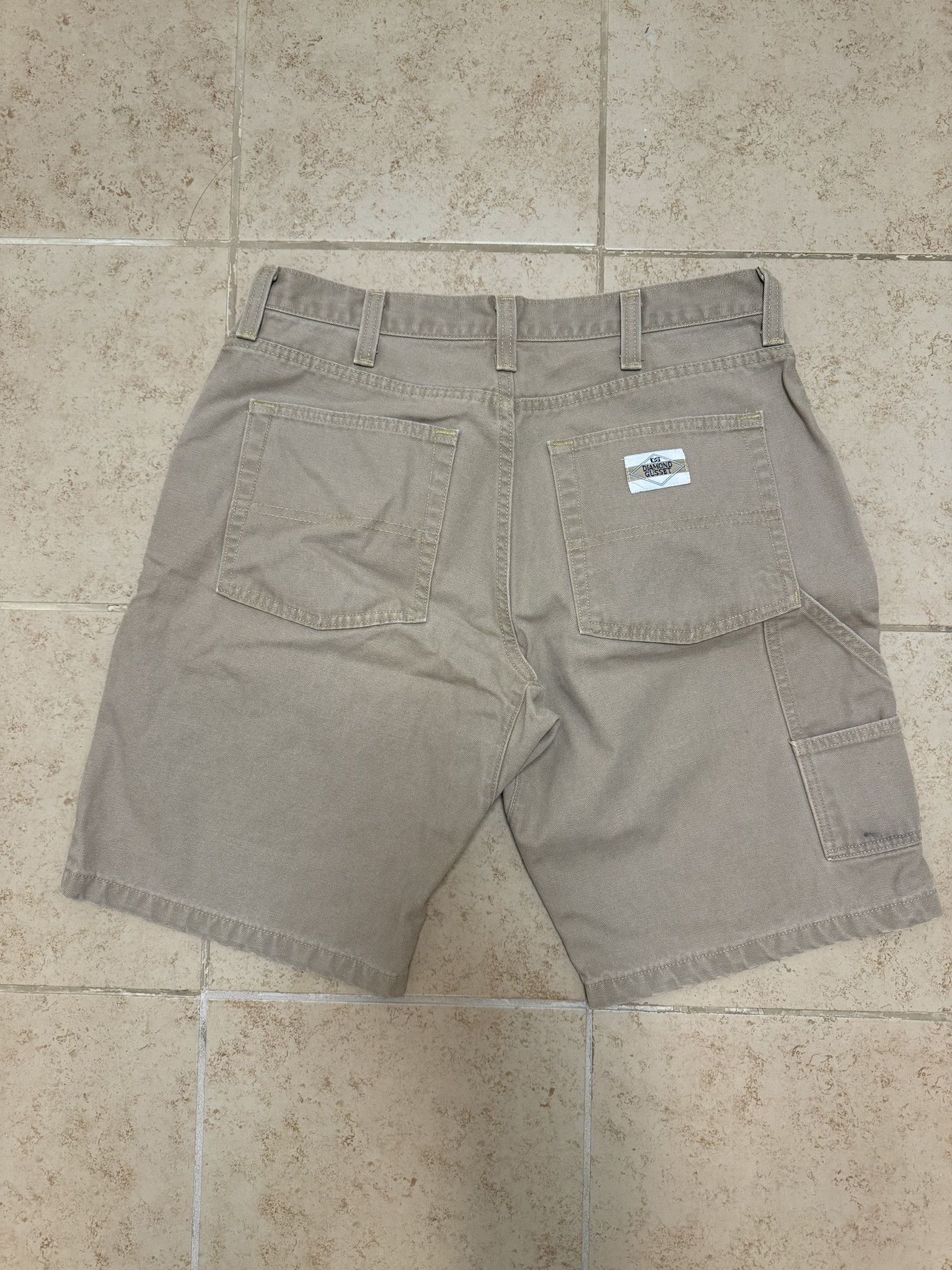 Vintage Diamond Gusset Work Shorts Size US 36 / EU 52 - 2 Thumbnail