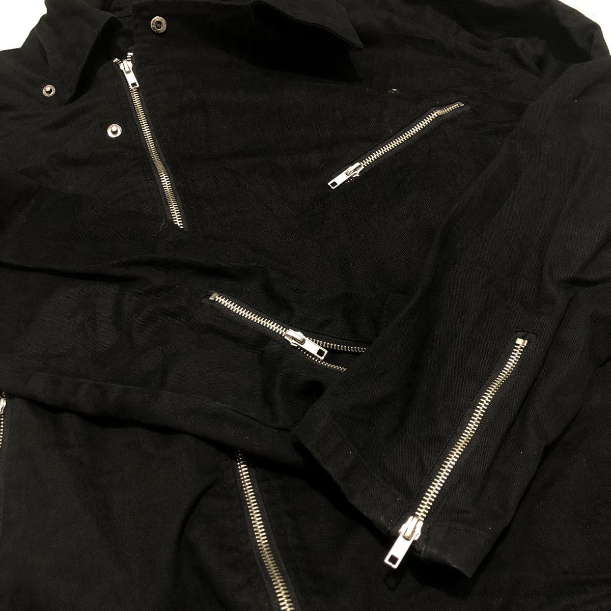 Japanese Brand Pincponc asymmetric zipper ramones style punk jacket Size US S / EU 44-46 / 1 - 4 Thumbnail