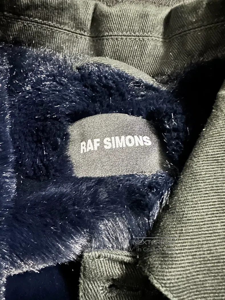 Raf Simons Raf Simons Fur denim coat Size US S / EU 44-46 / 1 - 4 Thumbnail