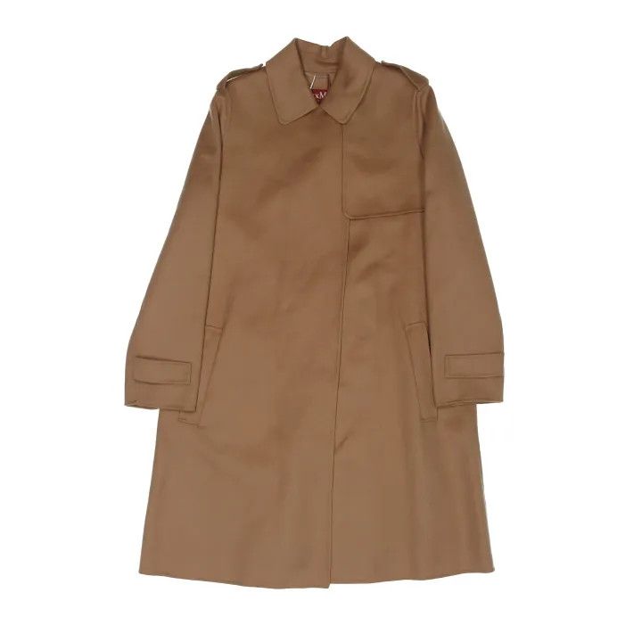 Max Mara Maxmara Stylish Casual Beige Overcoat 0079 Size S / US 4 / IT 40 - 1 Thumbnail