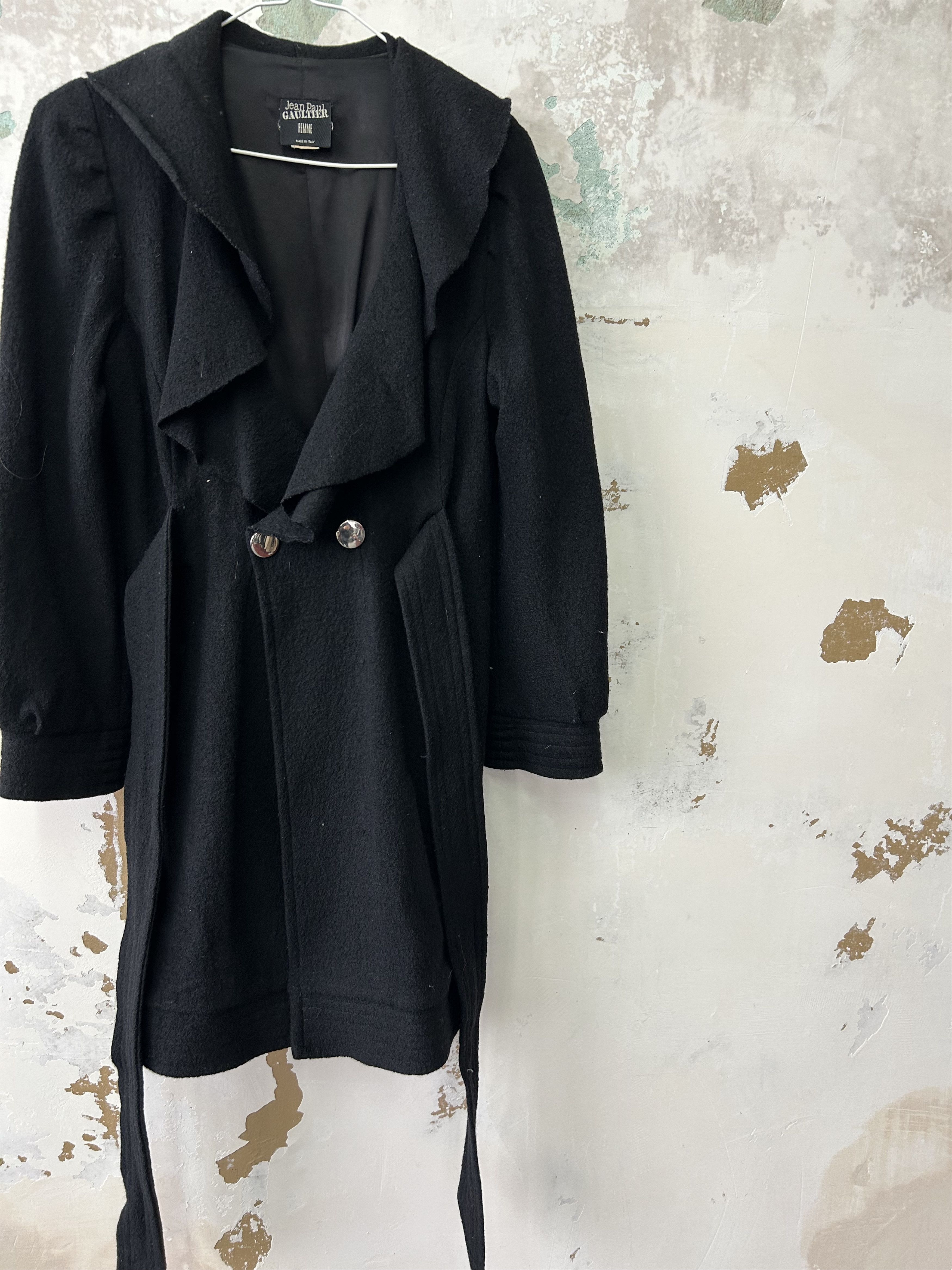 Jean Paul Gaultier Vintage Jean Paul Gaultier wool Women Coat Made In Italy Size M / US 6-8 / IT 42-44 - 2 Thumbnail