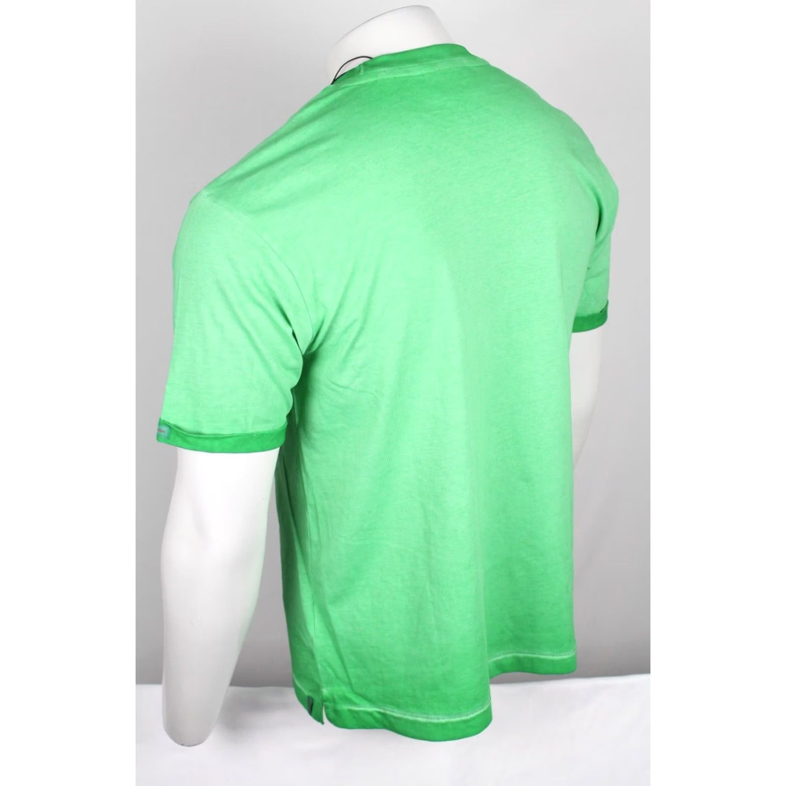 Scotch & Soda Scotch & Soda Men's T Shirt Cold Dyed Artwork Short Sleeve Cuffed Green Size US S / EU 44-46 / 1 - 2 Thumbnail