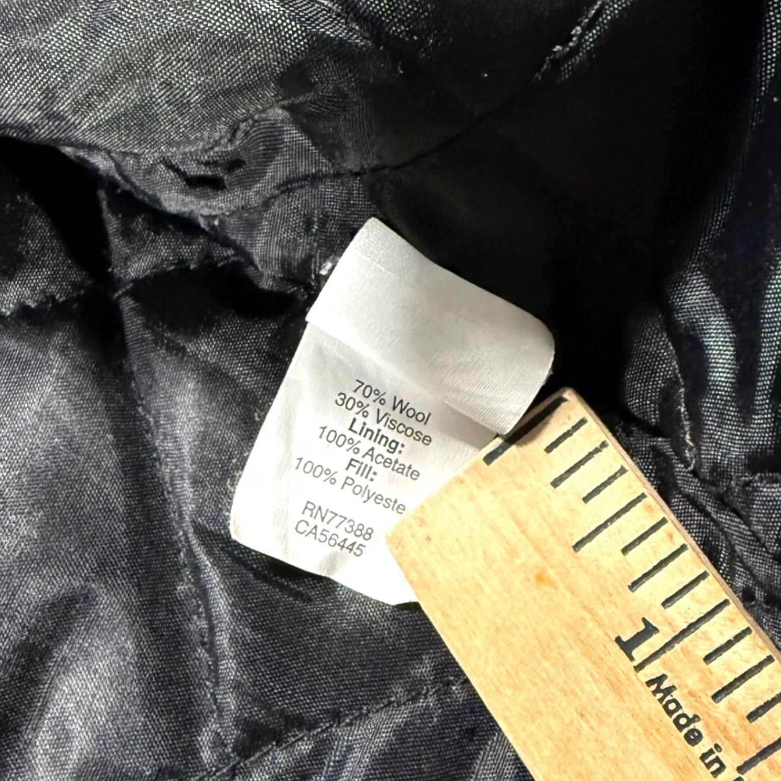 J.Crew J.Crew Wool Blend City Jacket Mens Large Charcoal Full Zip Quilted Lined Heavy Size US L / EU 52-54 / 3 - 7 Thumbnail