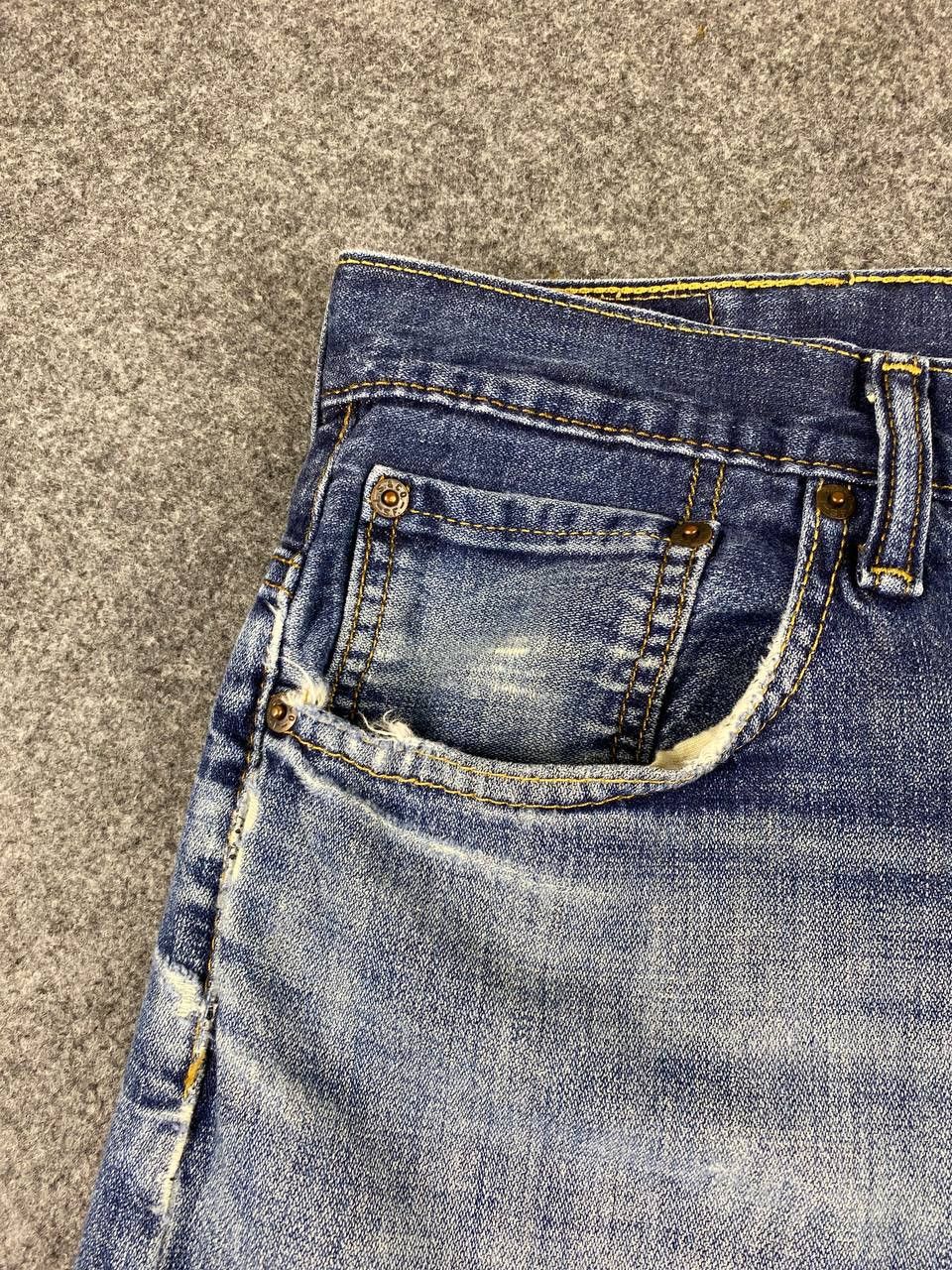 Levi's levis 569 loose straight distressed denim Size US 44 / EU 60 - 11 Thumbnail
