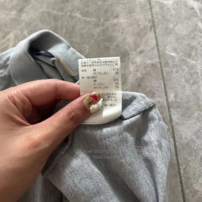Burberry Burberry Gray Cotton Blend Polo Shirt. Size S / US 4 / IT 40 - 8 Thumbnail