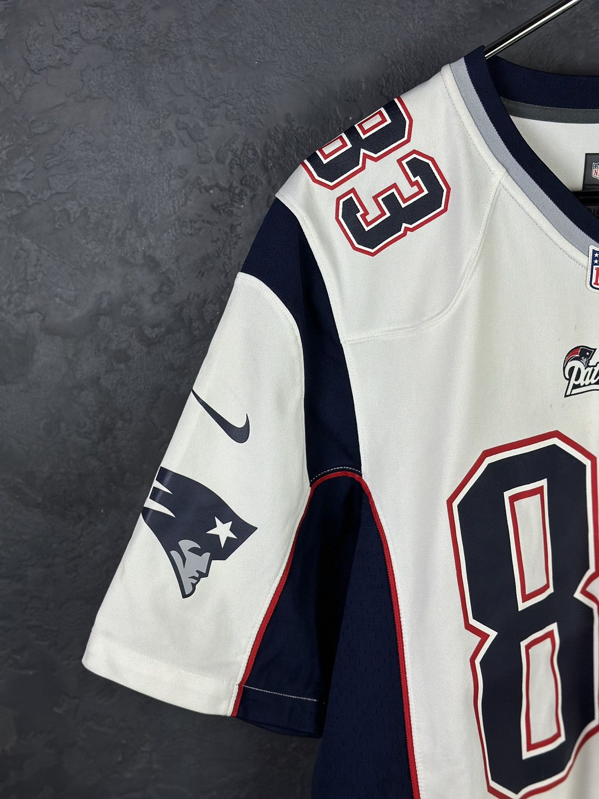 NFL × Nike Wes Welker New England Patriots Nike Limited Jersey - White Size US S / EU 44-46 / 1 - 5 Thumbnail