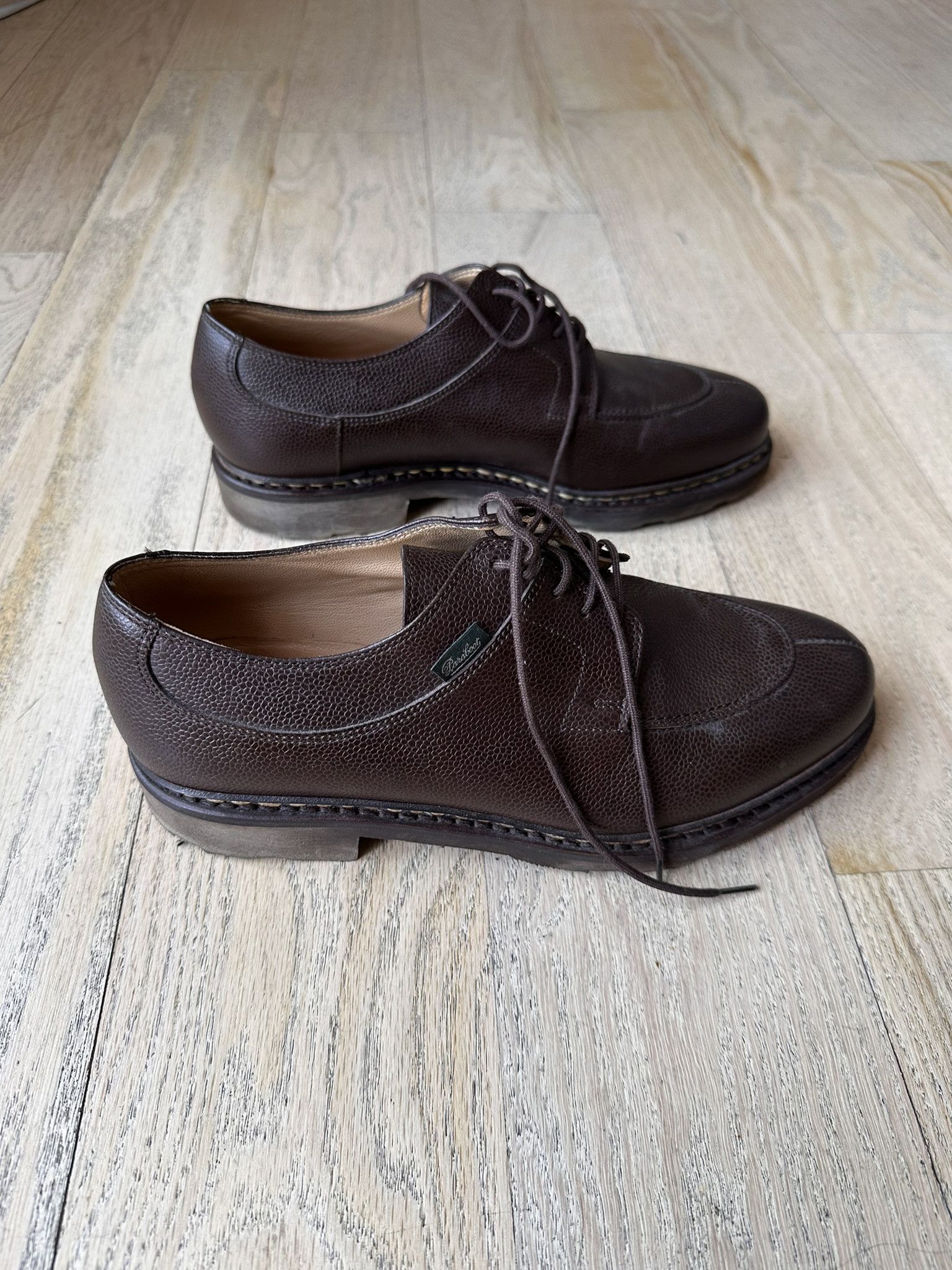 Paraboot Paraboot Avignon Griff II Grain Leather Shoes - Marron Moka Size US 8 / EU 41 - 2 Thumbnail
