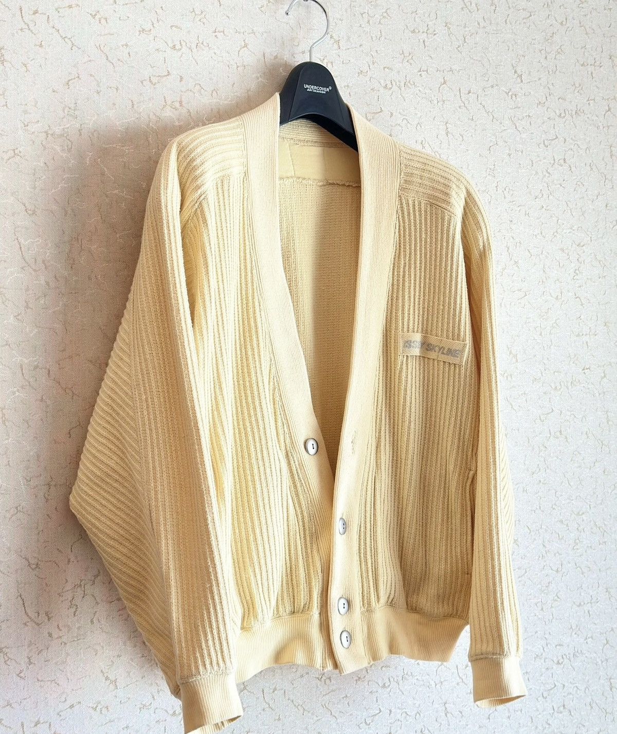 Issey Miyake Issey Miyake 90s Creamy Cardigan Jacket Size US M / EU 48-50 / 2 - 2 Thumbnail