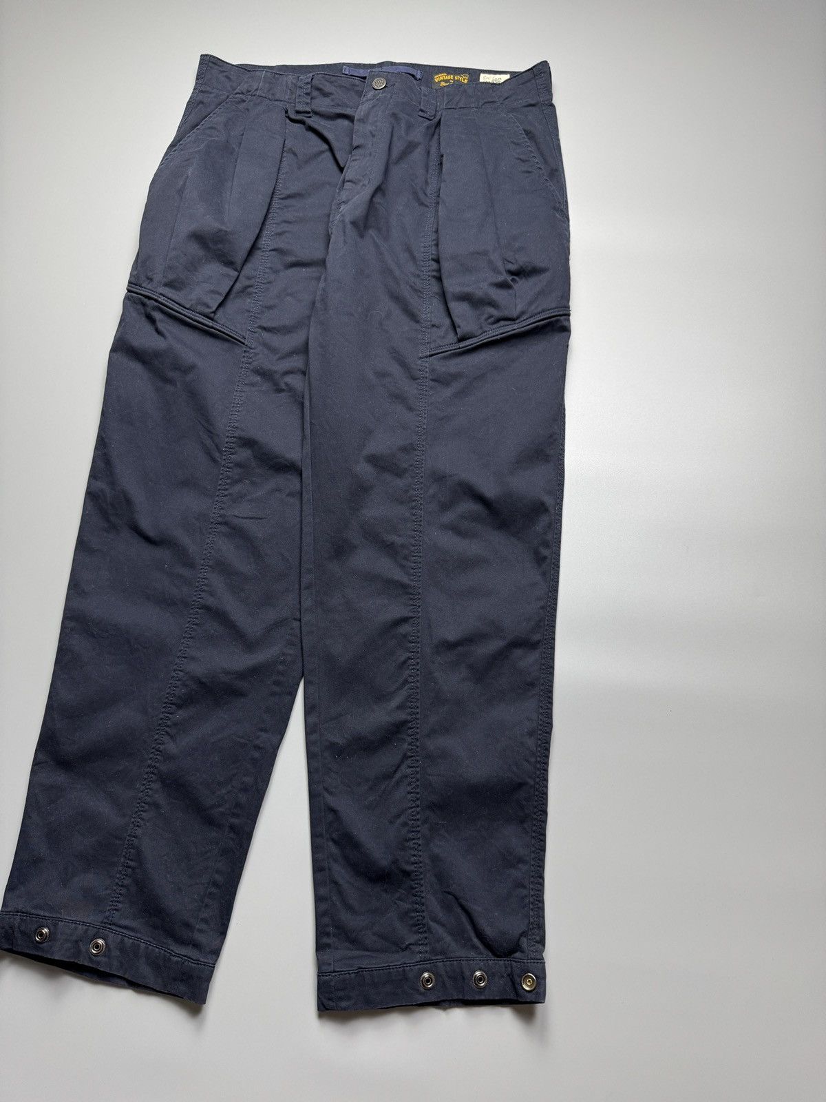 Japanese Brand Uncle Fu - Maden Heritage Rivet Utility Pants Size US 33 - 2 Thumbnail