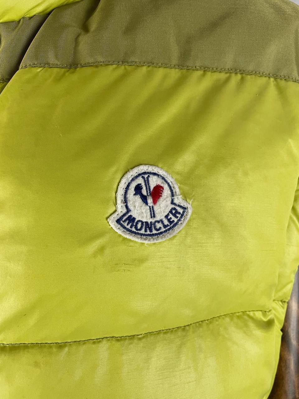 Moncler Moncler Down Vest Jacket Lemon Grenoble Vintage 1990s Size US XL / EU 56 / 4 - 3 Thumbnail