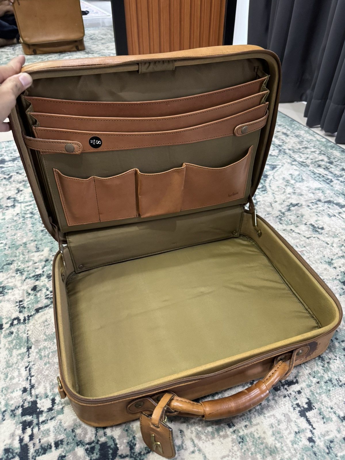 Hartmann HARTMANN BELTING LEATHER ATTACHEE TRAVELL BRIEFCASE Size ONE SIZE - 9 Thumbnail