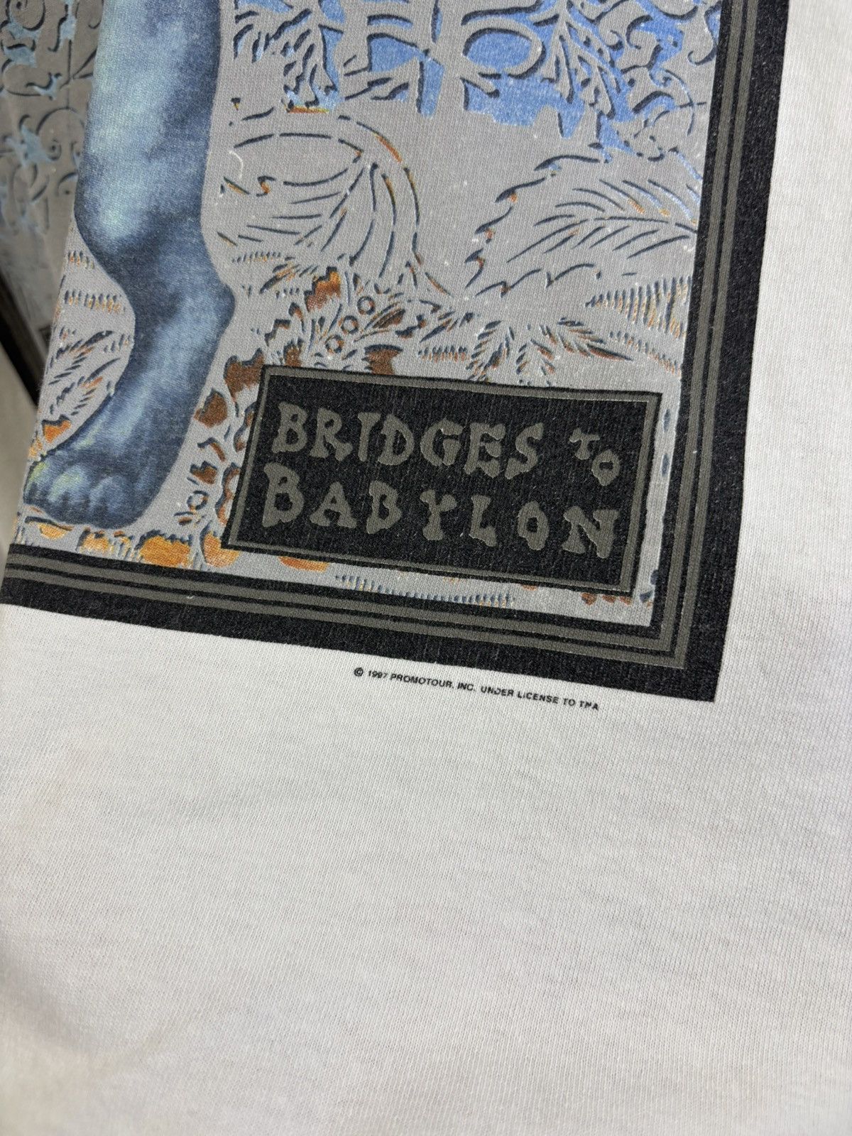 Band Tees × Vintage Vintage The Rolling Stones Bridges To Babylon 97/98 Tshirt Size US L / EU 52-54 / 3 - 5 Thumbnail