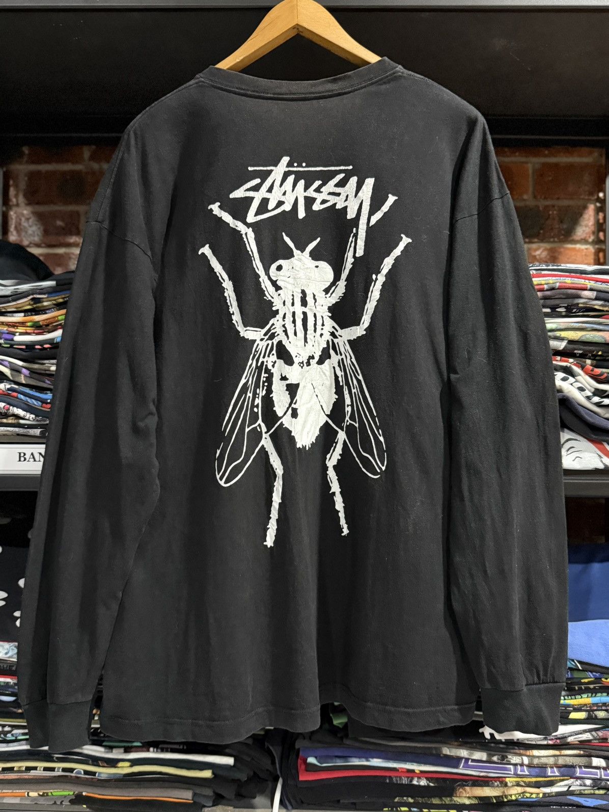 Other Vintage Stussy Fly Stuff Long Sleeve Faded Tee Size US XL / EU 56 / 4 - 1 Thumbnail