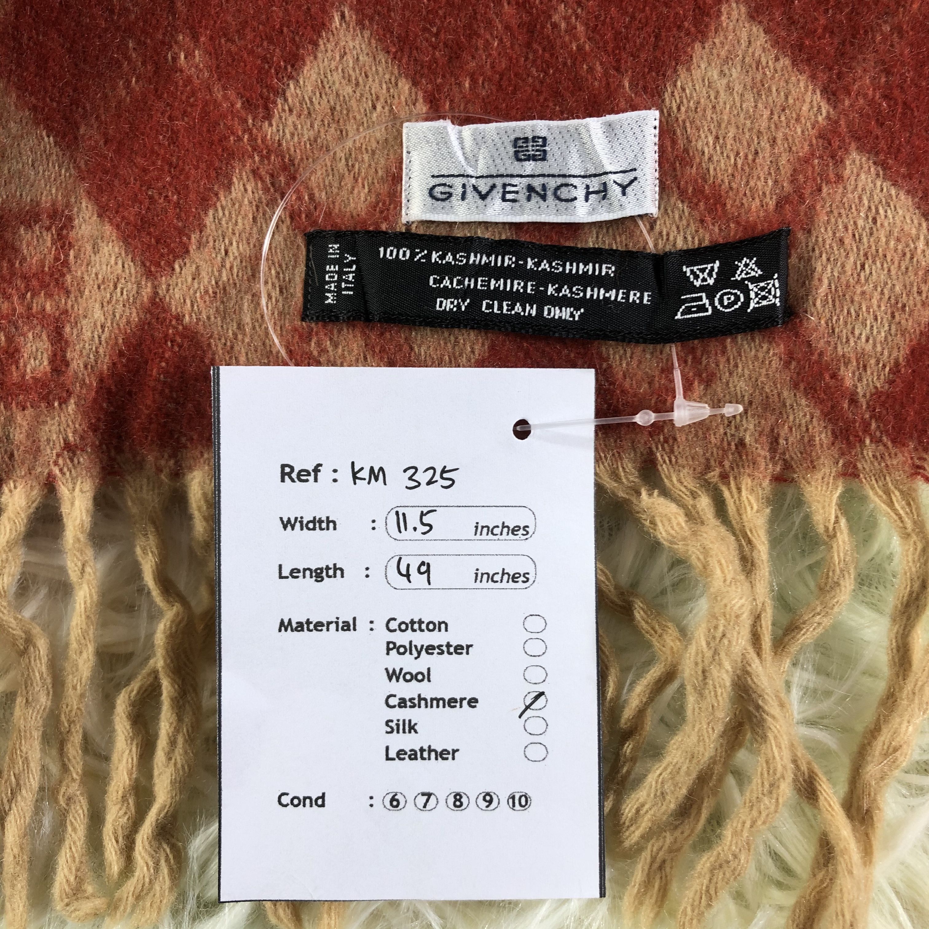 Vintage Givenchy Scarf / Muffler / Neckwear - KM325 Size ONE SIZE - 7 Thumbnail
