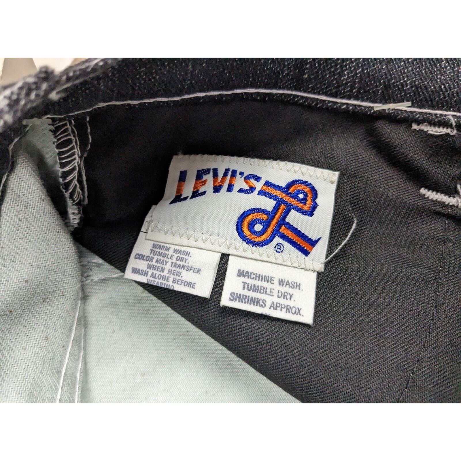 Levi's Vtg NWT 60s Levis Jeans Big E White Tab Flare Boot Cut Pants Size 28" / US 6 / IT 42 - 14 Thumbnail