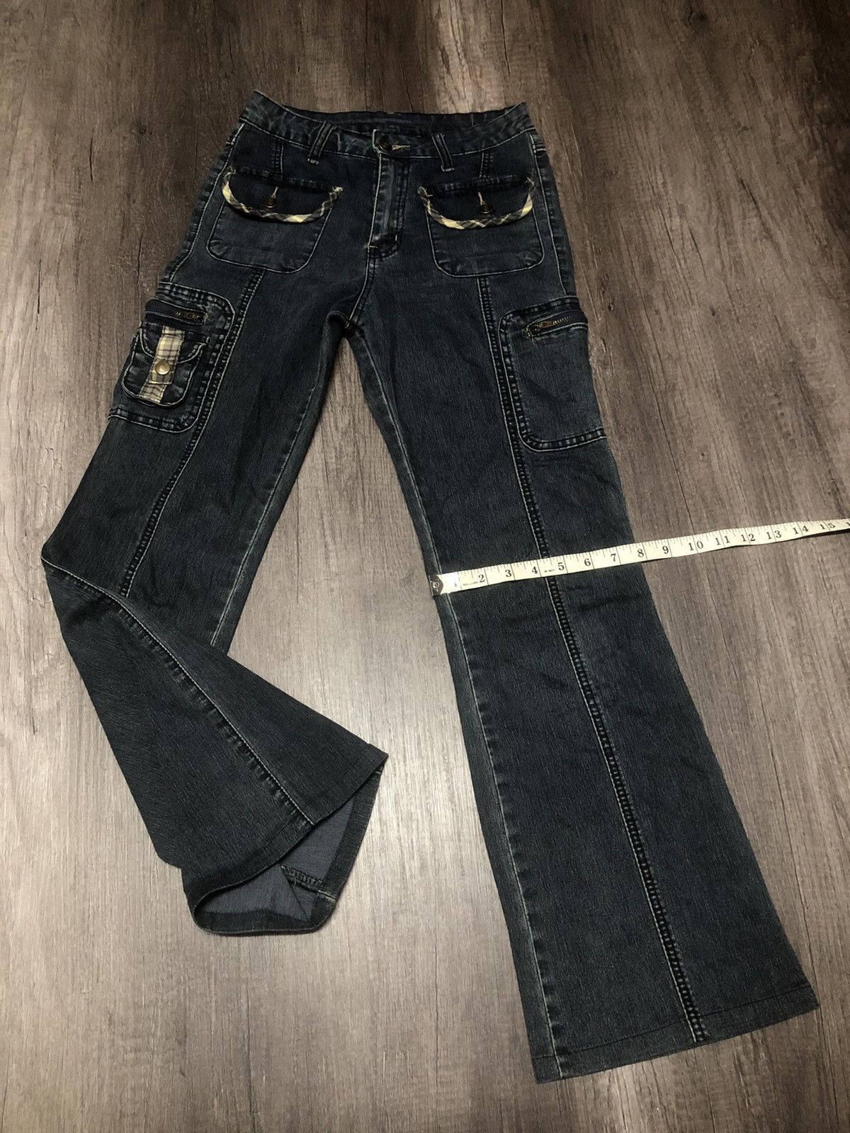Designer × Japanese Brand Vintage Sun Rose Bush Pant Stretchable Jeans Size 27" / US 4 / IT 40 - 22 Thumbnail