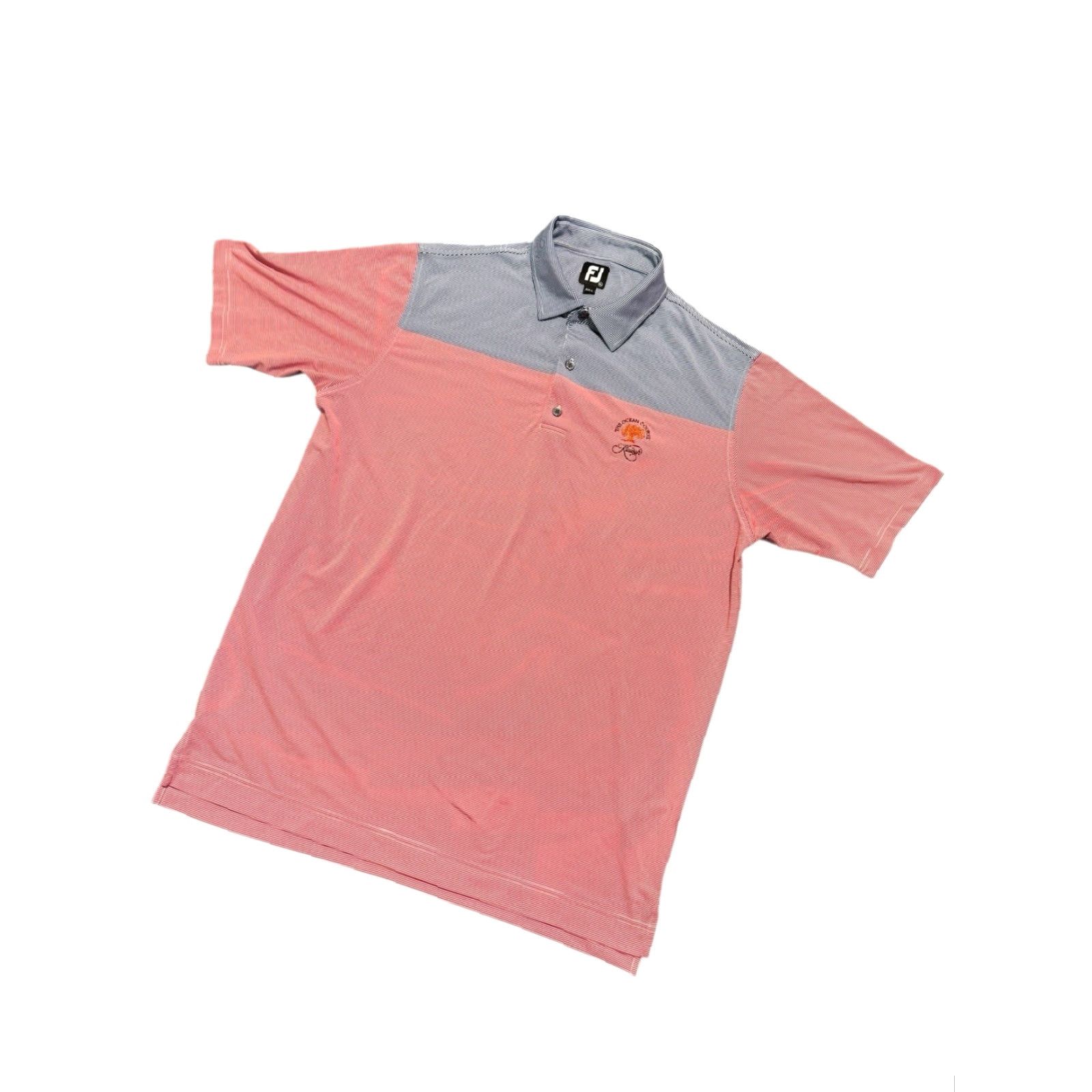 Footjoy FootJoy FJ ProDry The Ocean Course Kiawah Island Polo Shirt Men XL Colorblock Multicolor Short Sleeve Collared Breathable Golf Shirt Mens Size US XL / EU 56 / 4 - 3 Thumbnail