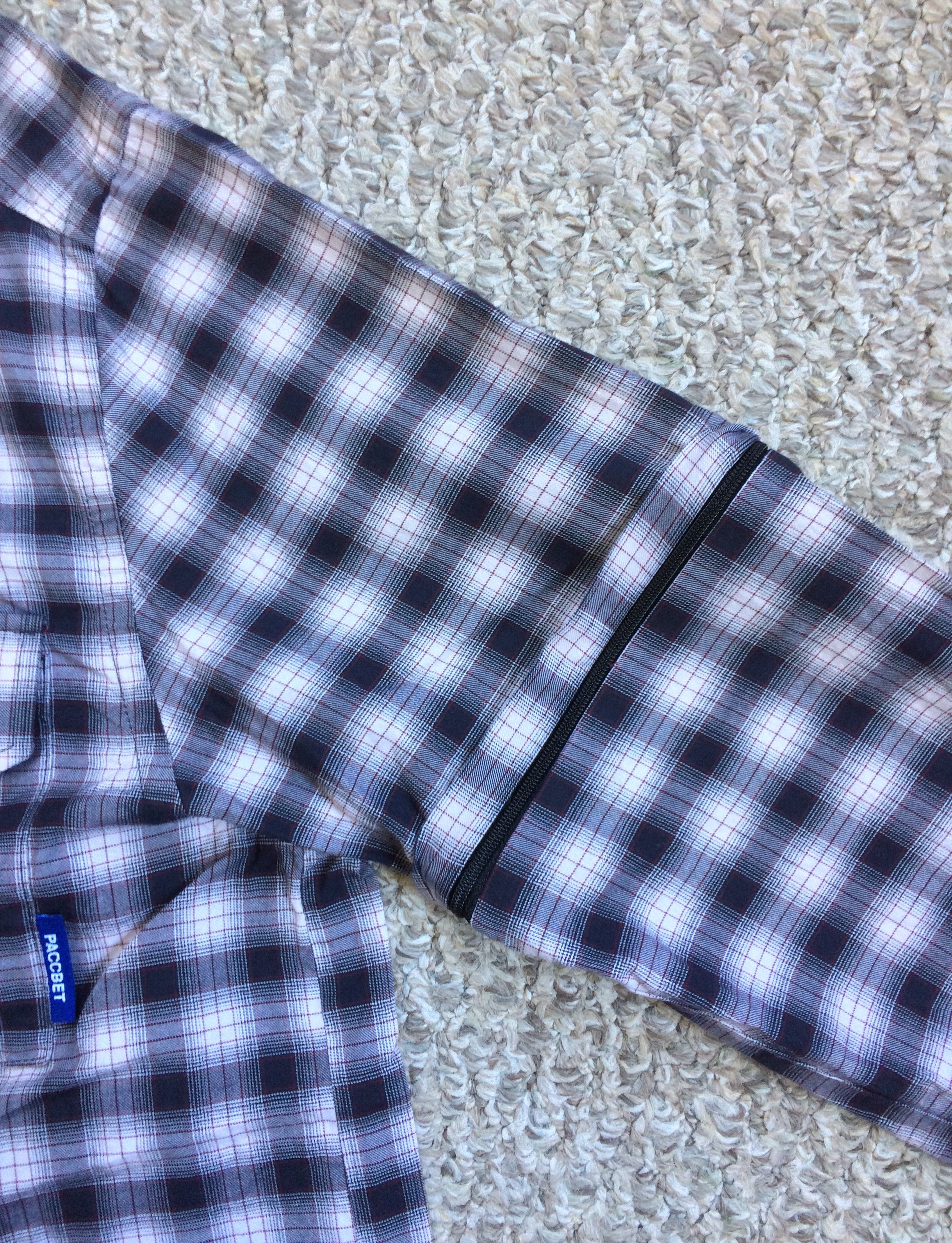 PACCBET PACCBET Check Flannel 2-Way Zip Shirt Size US S / EU 44-46 / 1 - 4 Thumbnail