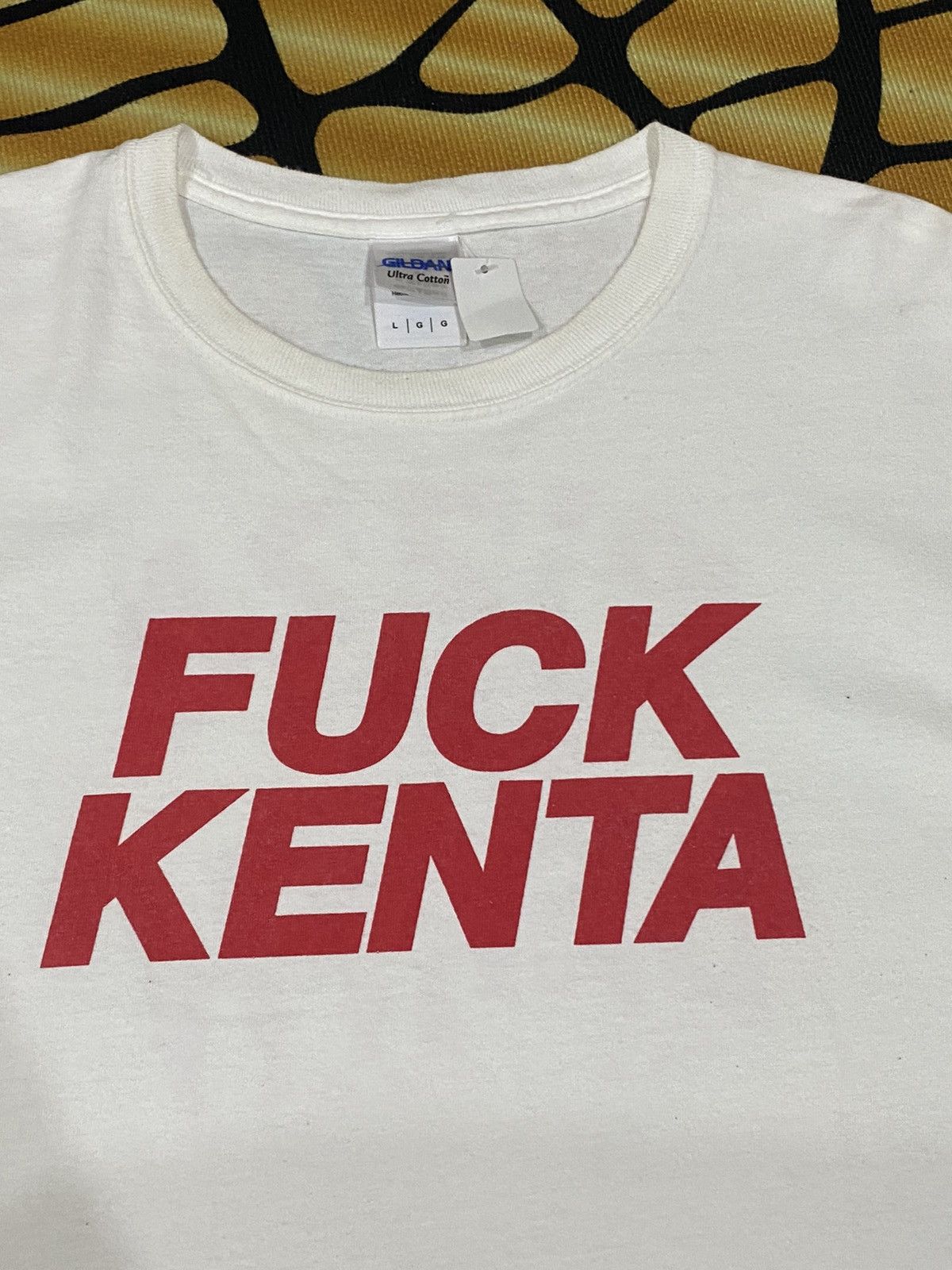 Band Tees × Punk and Yo × Vintage RARE VINTAGE Y2K FUCK KENTA PIZZA OF DEATH RECORD TEE Size US L / EU 52-54 / 3 - 4 Thumbnail