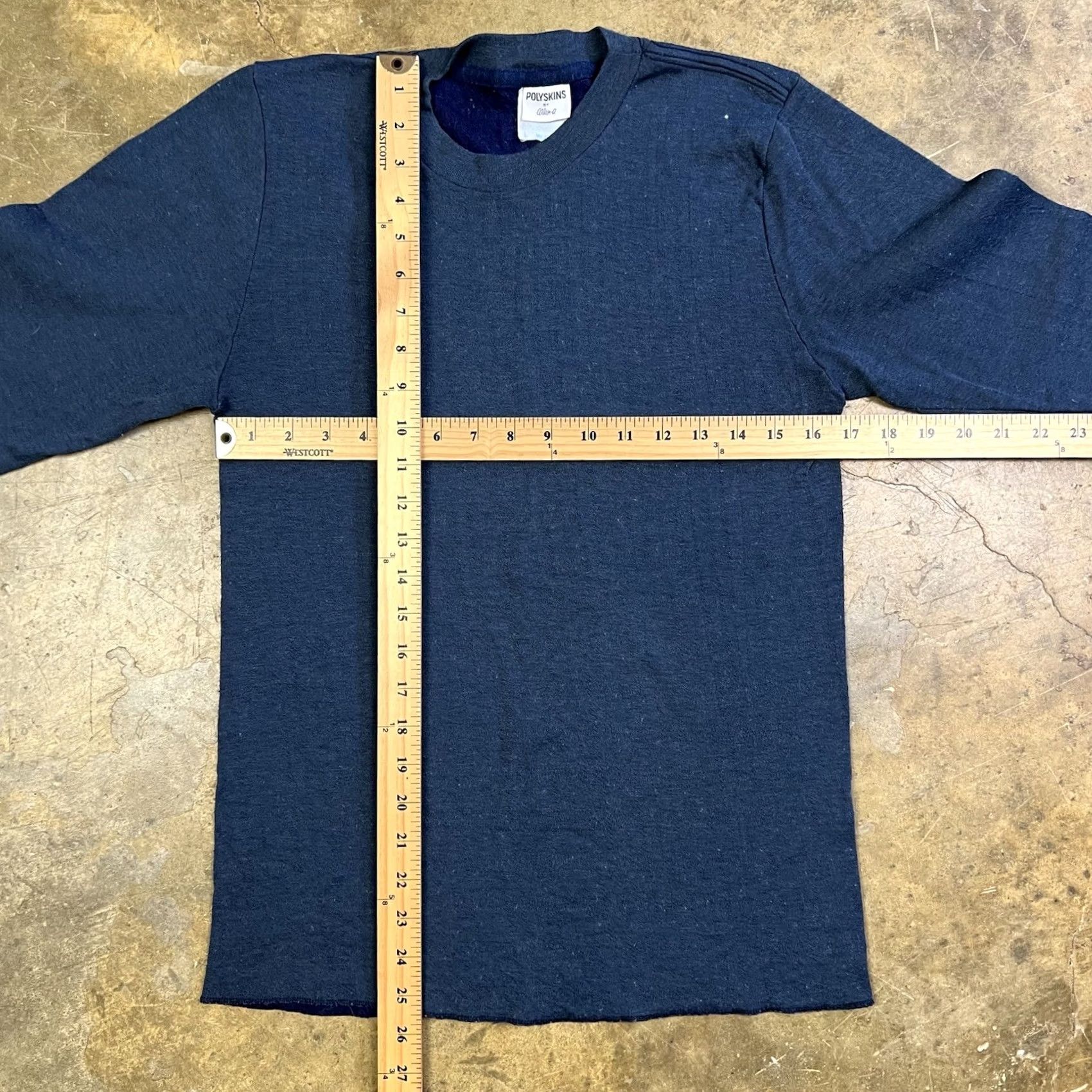 Vintage VINTAGE Polyskin Thermal Blue Shirt Mens M 90s Base Layer Made in USA Blue Polyskins By Allen-A Shirt Mens M Thermal 90s Blue Shirt Mens M Size US M / EU 48-50 / 2 - 4 Thumbnail