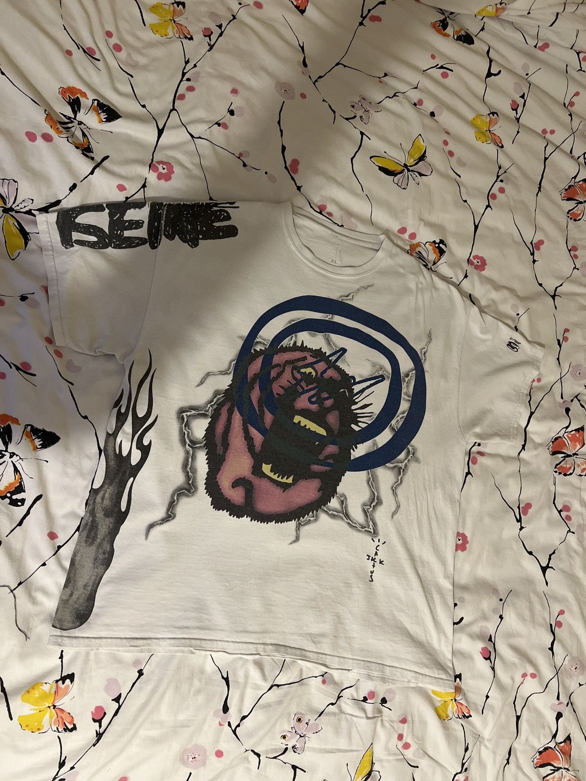 Travis Scott Travis Scott x Fragment T-Shirt Size US XL / EU 56 / 4 - 1 Thumbnail