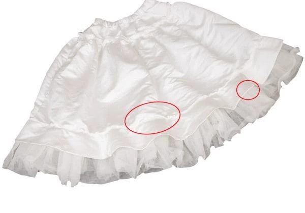 Other Comme Des Garcons size S White Retro Yarn Design Skirt Size 24" / US 00 / IT 34 - 5 Thumbnail