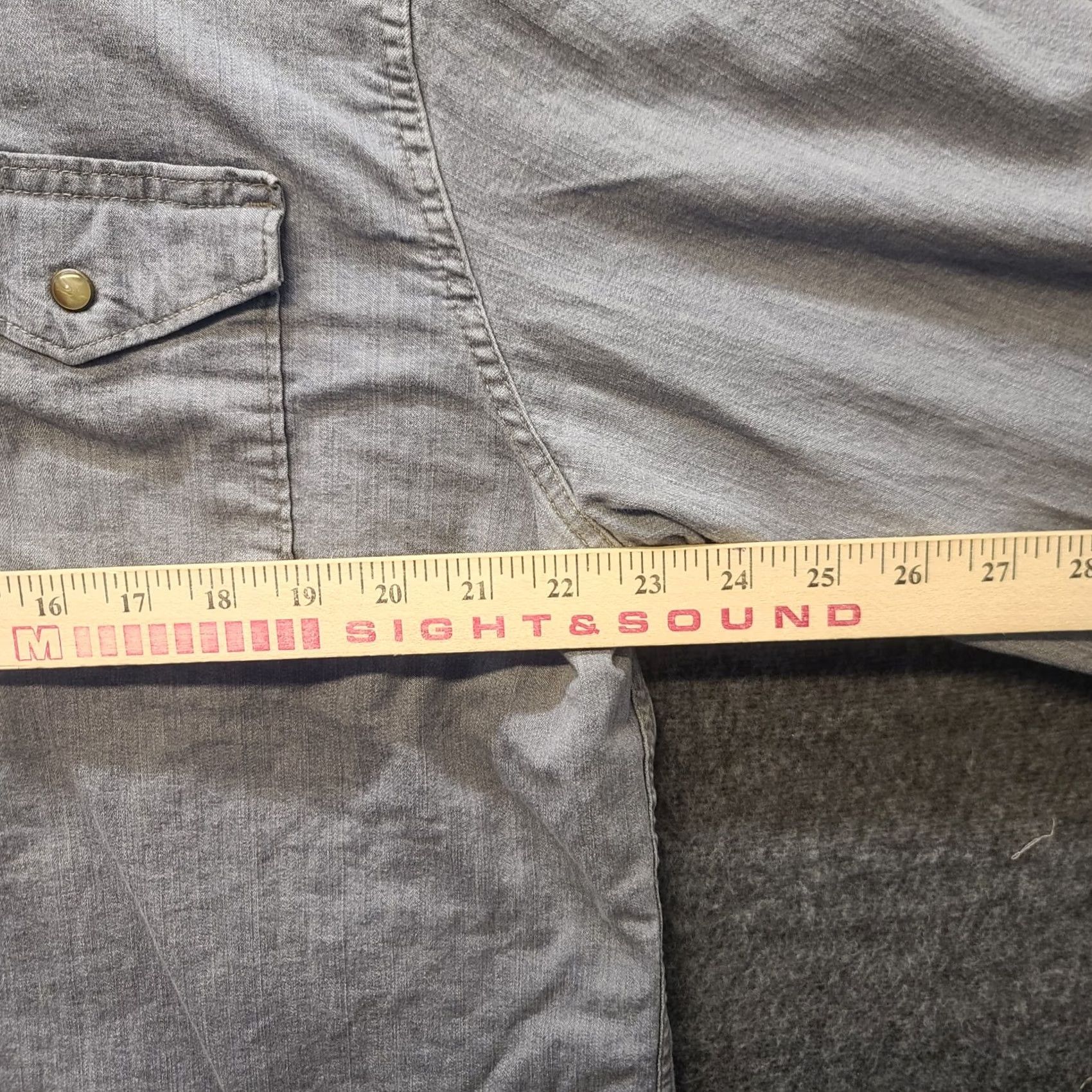 Wrangler Wrangler Shirt Mens XL Chamois Pearl Snap Long Sleeve Workwear Size US XL / EU 56 / 4 - 5 Thumbnail