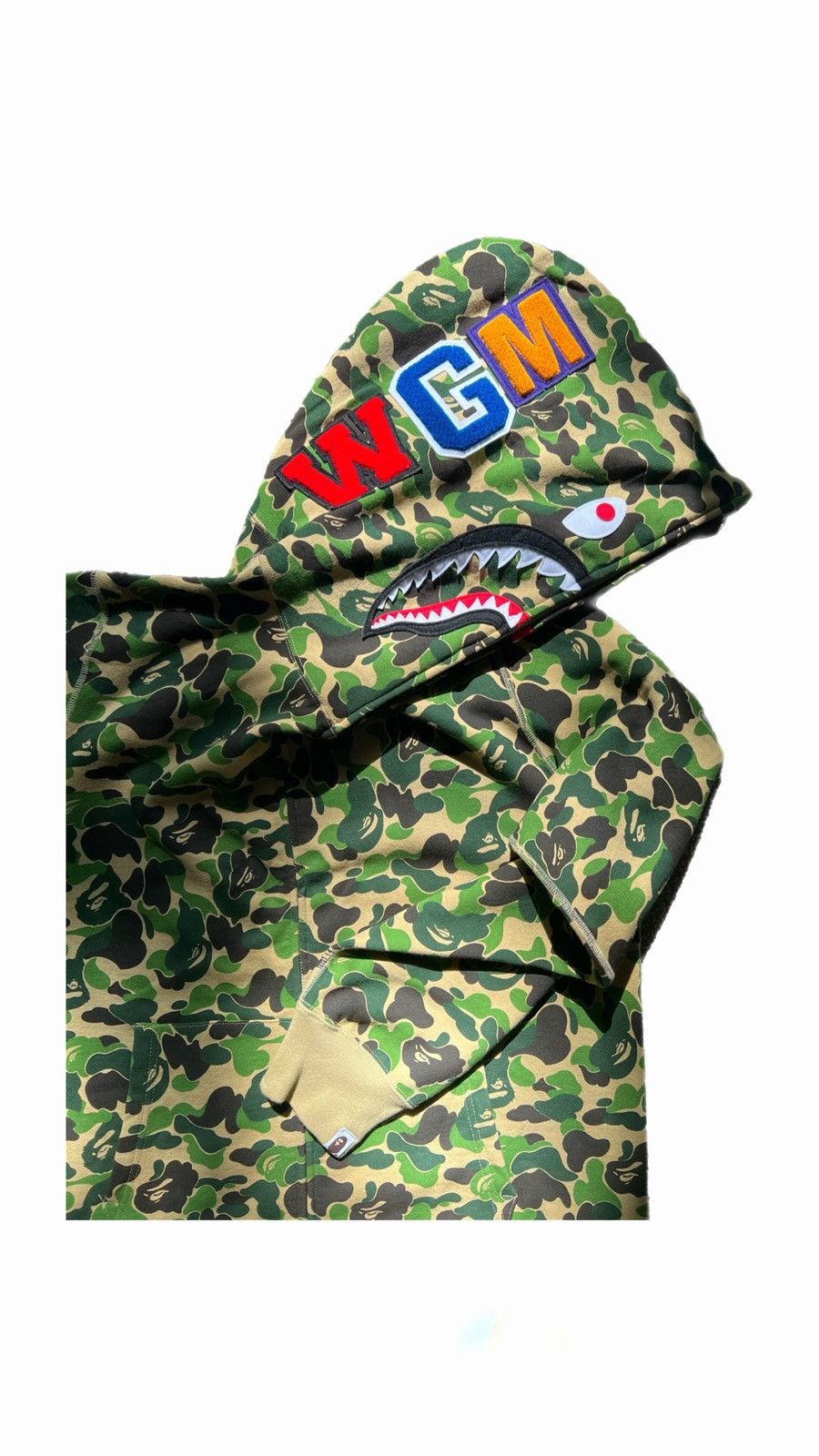 Bape ABC GREEN CAMO BAPE HOODIE Size US XXL / EU 58 / 5 - 1 Thumbnail