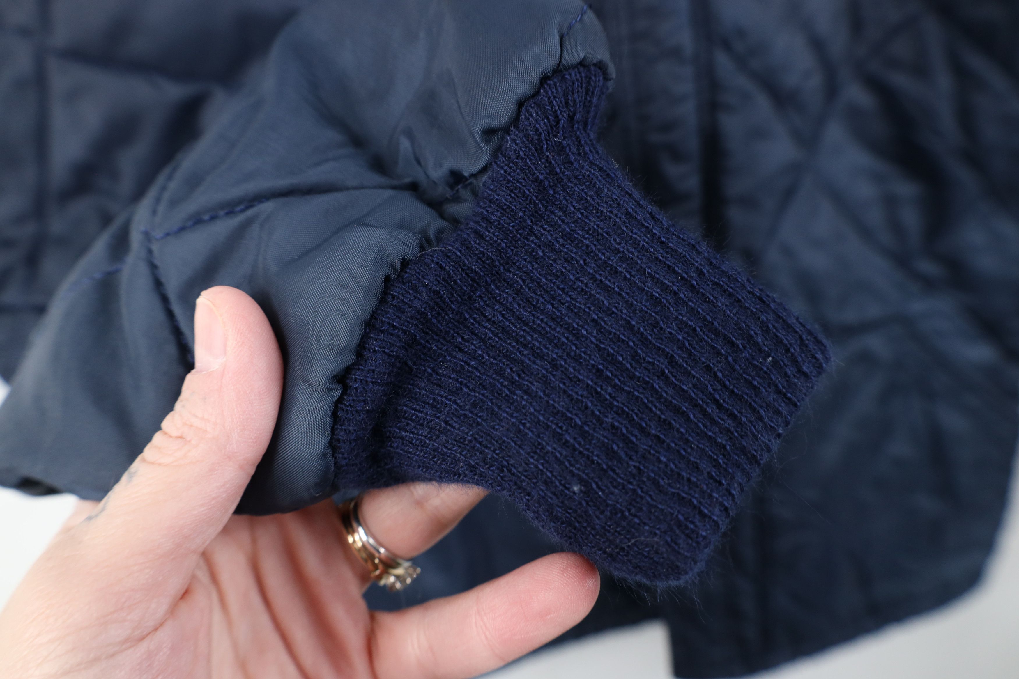 Vintage Vintage 70s Streetwear Quilted Mechanic Workwear Jacket Blue Size US M / EU 48-50 / 2 - 6 Thumbnail