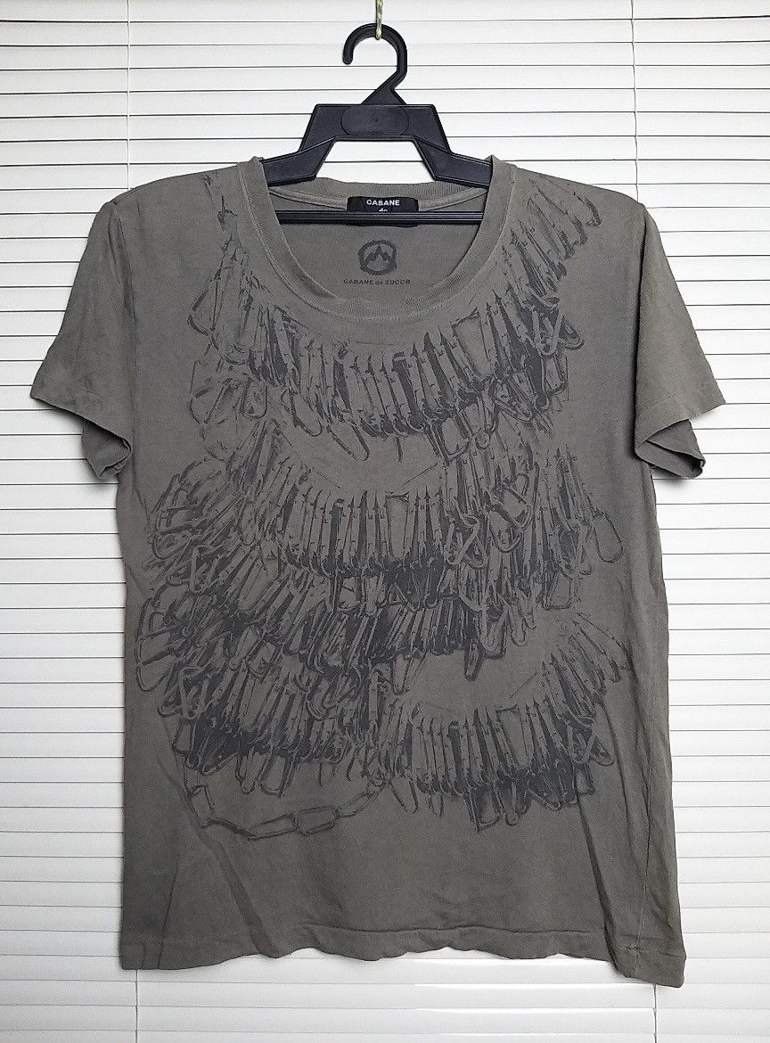 CABANE de ZUCCa SICK🔥AUTHENTIC CABANE DE ZUCCA T SHIRT Size US S / EU 44-46 / 1 - 1 Thumbnail