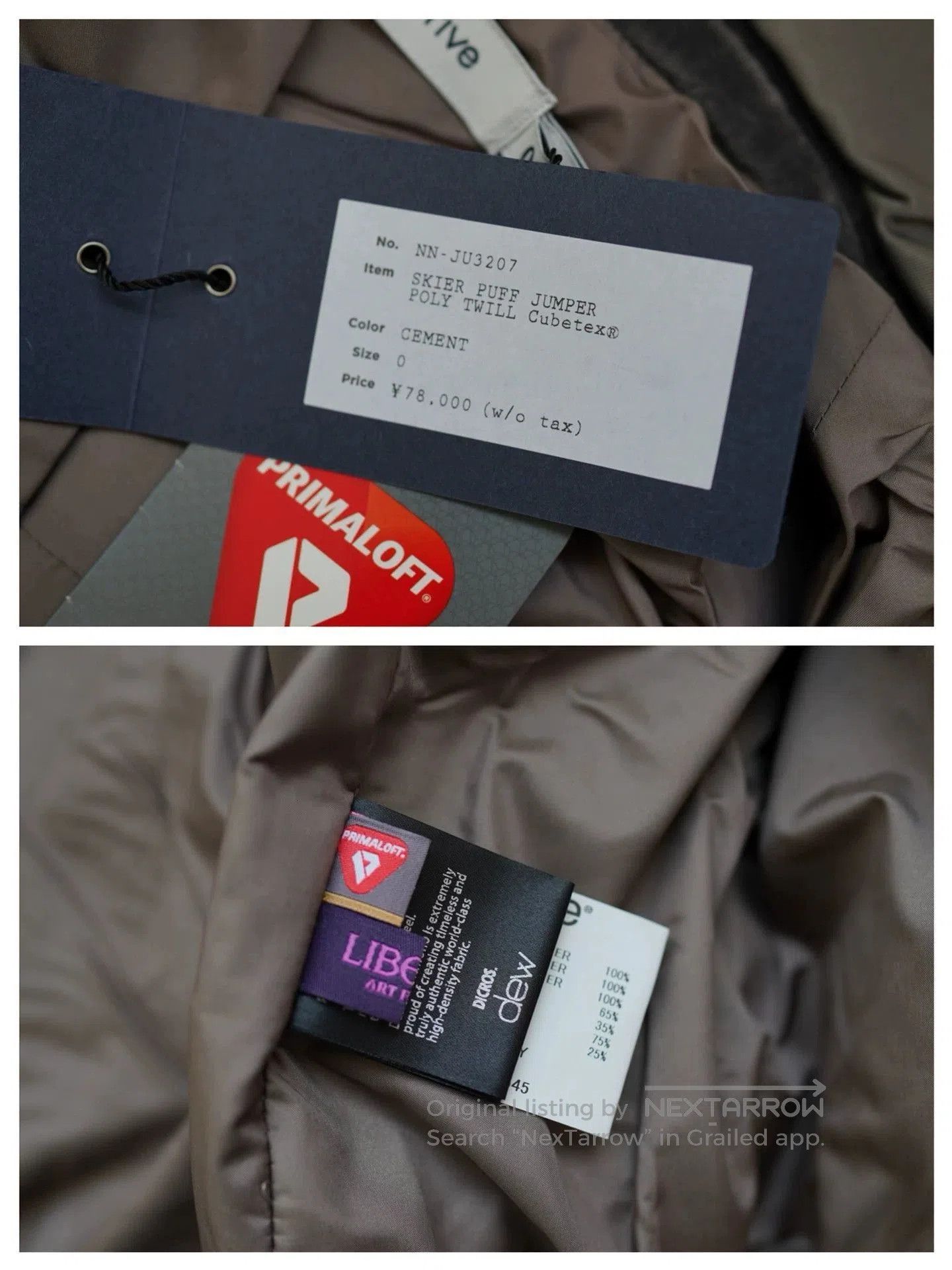 Nonnative Multi Color Padded Bomber Jacket XS. Size US XS / EU 42 / 0 - 5 Thumbnail