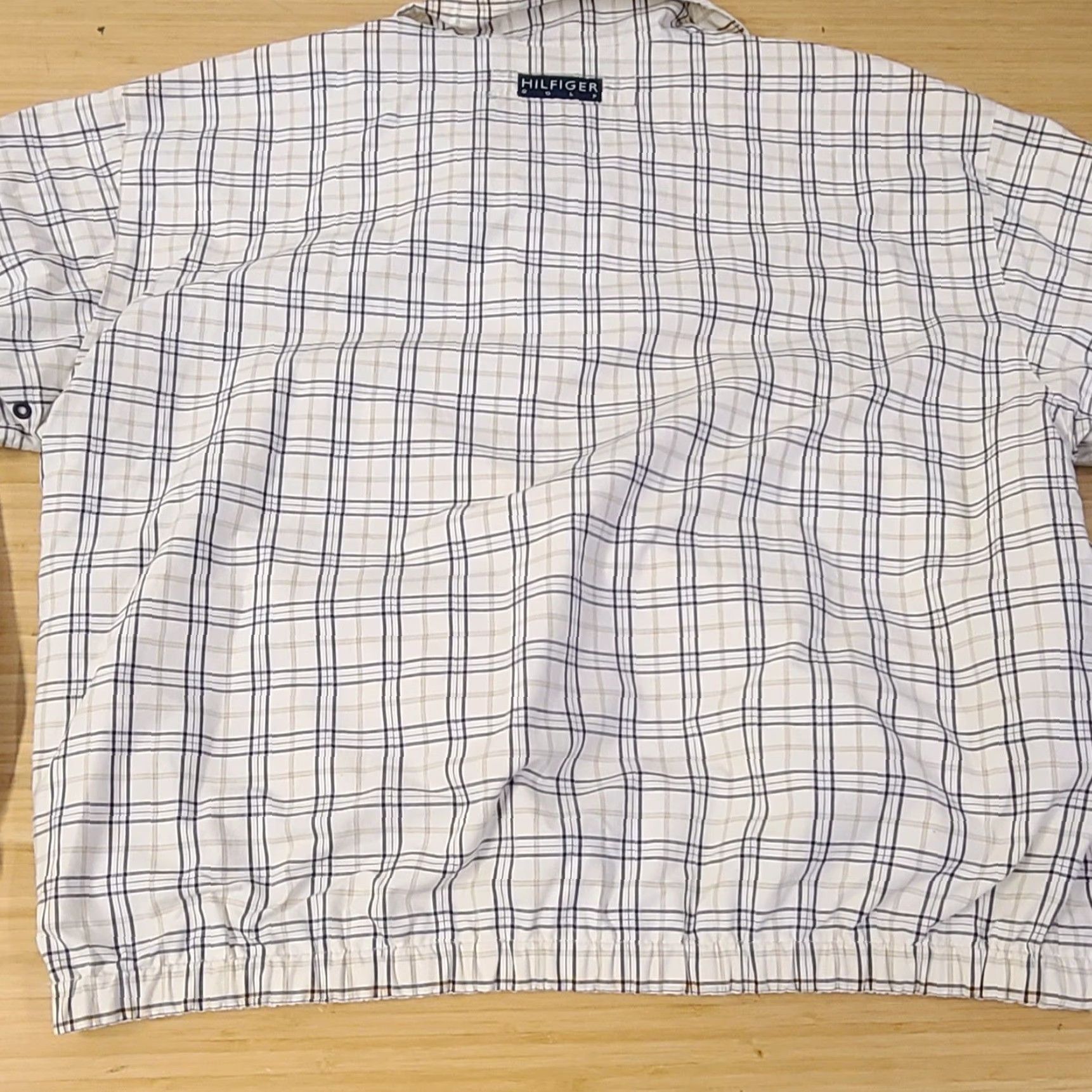 Tommy Hilfiger Tommy Hilfiger Golf Mens White Plaid Reversible 1/4 Zip Bomber Jacket 2XL Size Casual Winter Logo Zip Jacket Mens Size US XXL / EU 58 / 5 - 2 Thumbnail