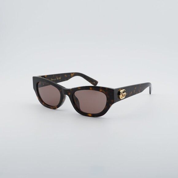 Gucci GUCCI WOMENS GOLD CAT EYE SUNGLASSES GG0538S-30007777  display picture 3