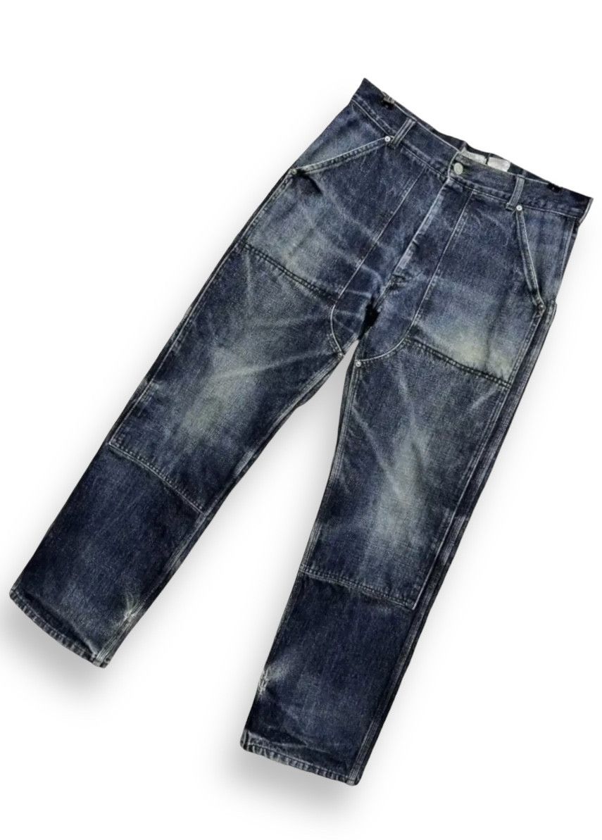 Uniform Studios SICK🔥BA-TSU STUDIO Carpenter Double Knee Thrashed Leg Baggy Size US 32 / EU 48 - 5 Thumbnail