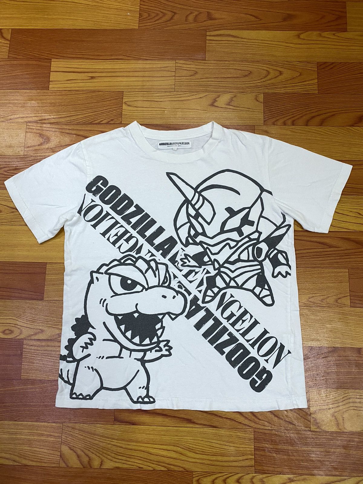 Anime × Japanese Brand Rare!! Godzilla x Evangelion Tee Size US S / EU 44-46 / 1 - 1 Thumbnail