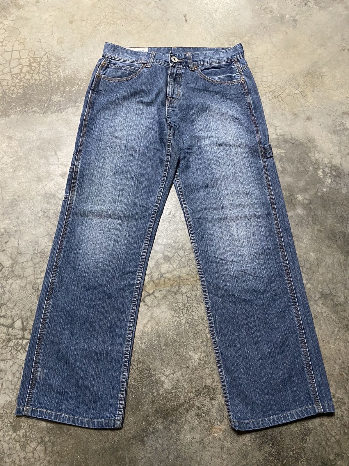 JNCO × Japanese Brand Baggy Jeans Japanese Carpenter Rush Hour Distressed Size US 32 / EU 48 - 7 Thumbnail