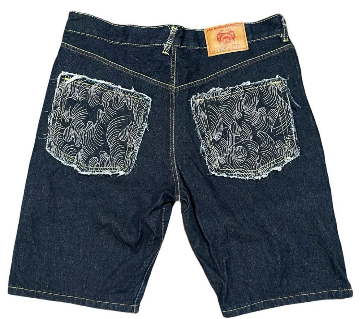 Japanese Brand Martin Ksohoh Jorts RMC Snake Head Embroidery Logo Shorts Size US 36 / EU 52 - 4 Thumbnail