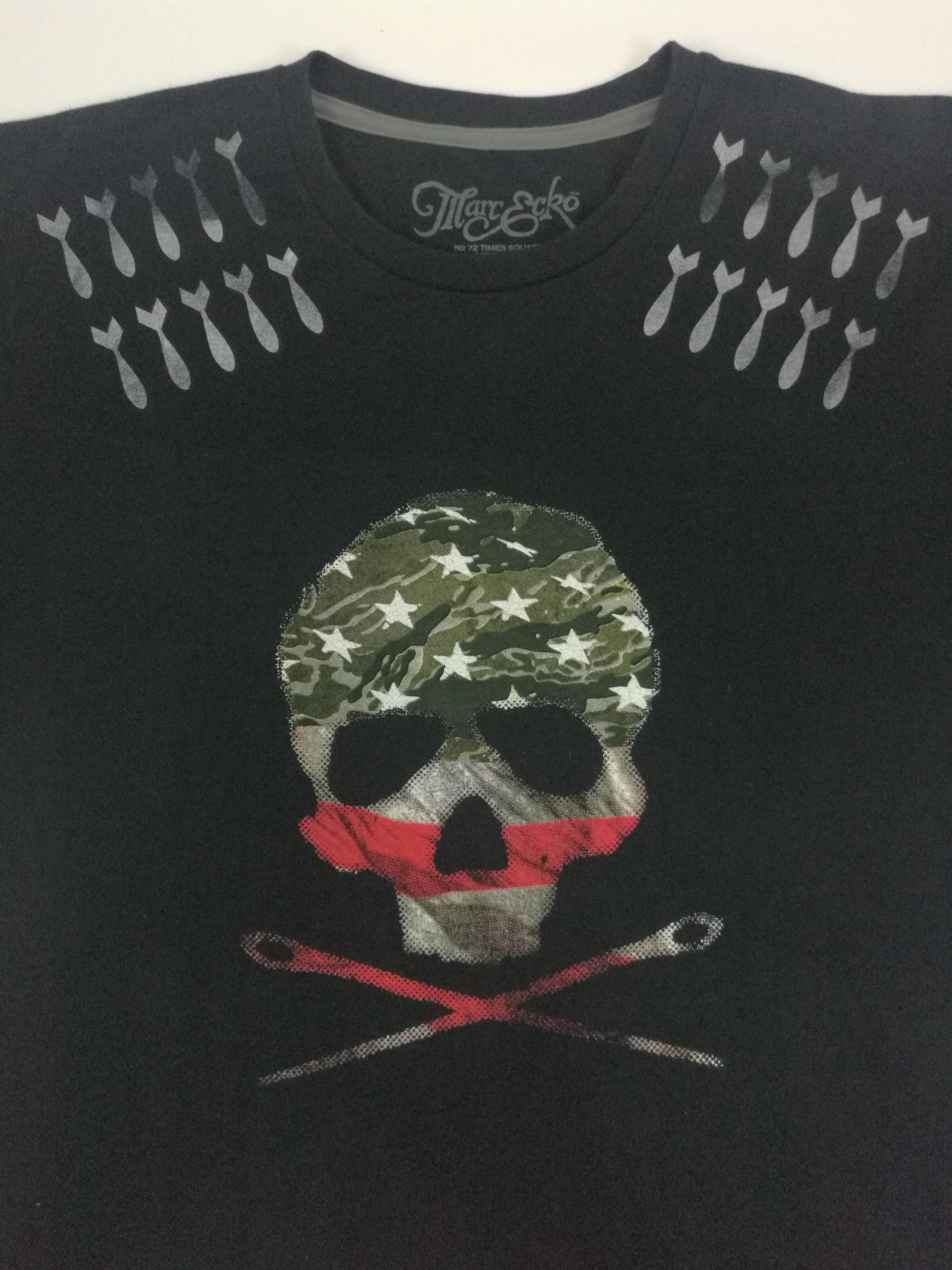 Marc Ecko Vintage Marc Ecko Skulls Design Short Sleeve T-Shirt Size US L / EU 52-54 / 3 - 2 Thumbnail