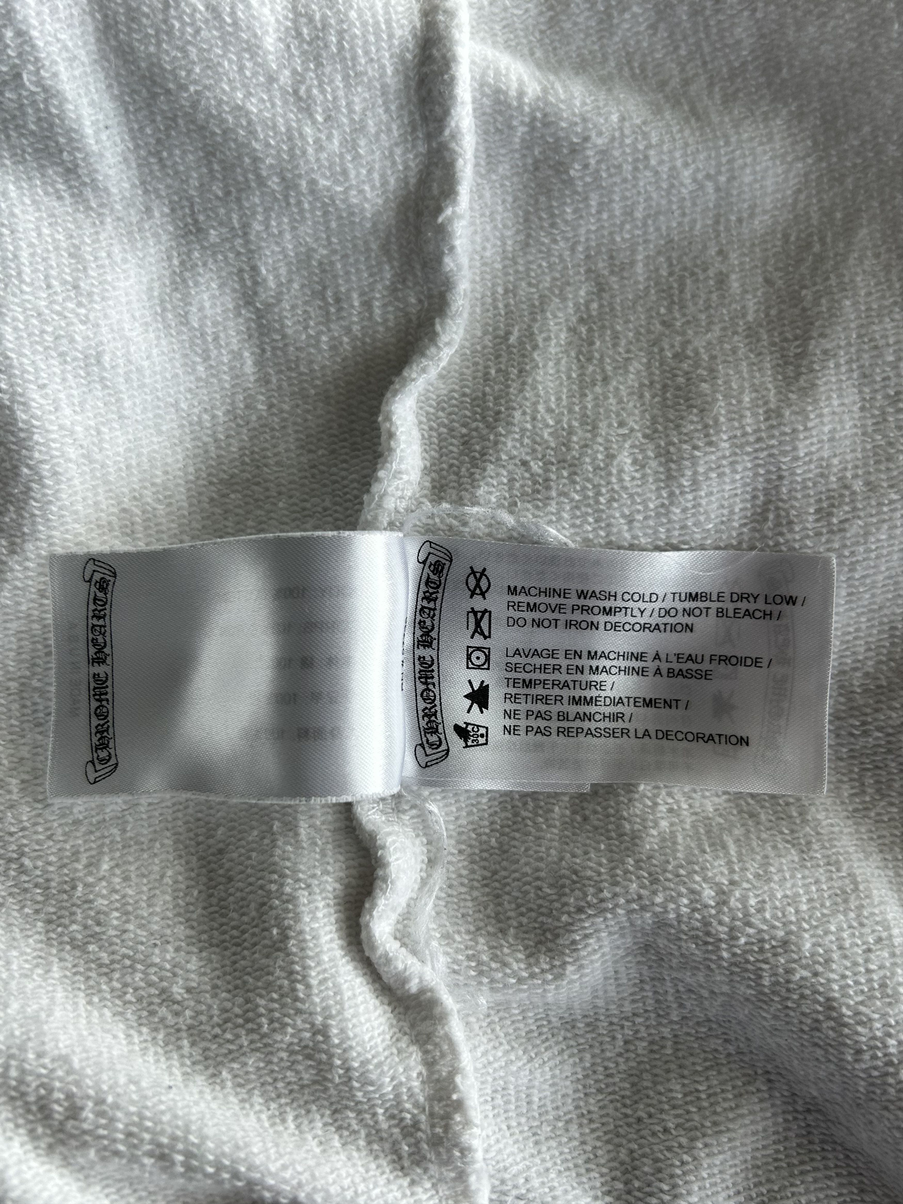 Chrome Hearts White & Black Cross Jacquard Horseshoe Logo Zip Up Hoodie Size US L / EU 52-54 / 3 - 5 Thumbnail