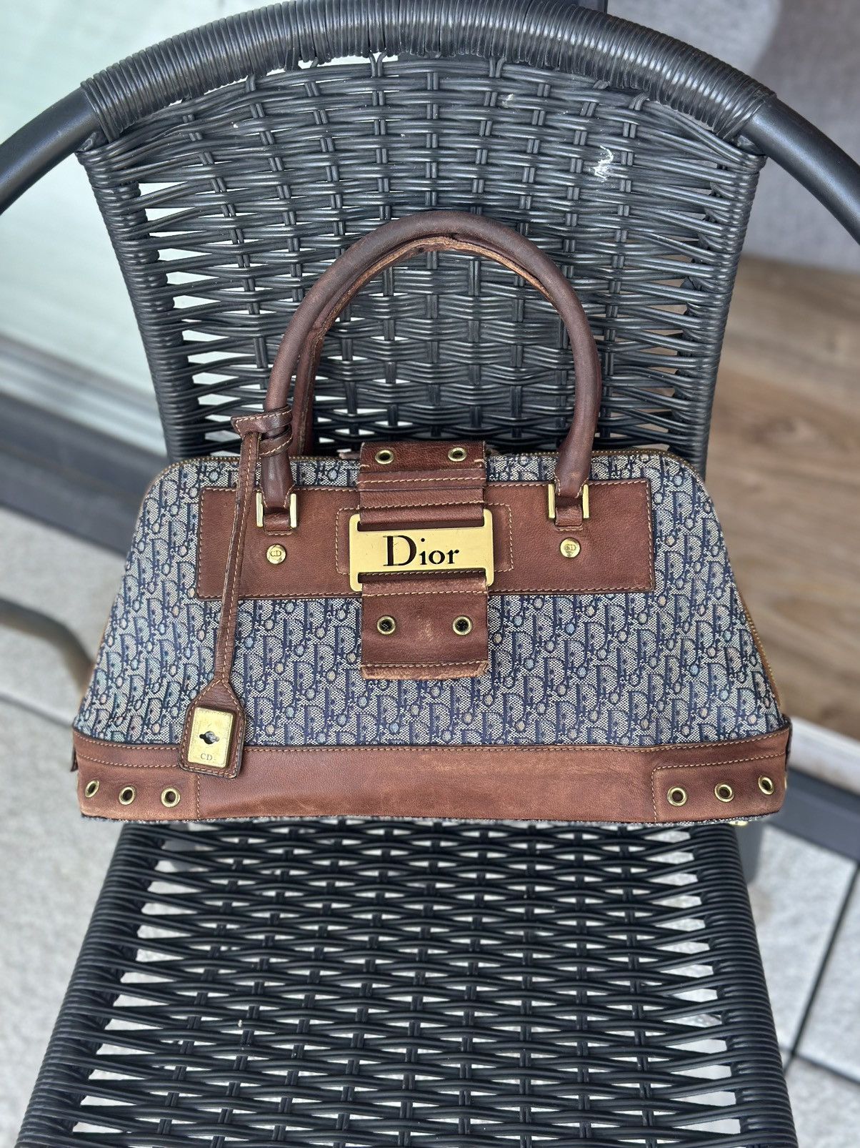 Dior Christian Dior Street Chic Dome Trotter Monogram Bag Size ONE SIZE - 1 Thumbnail
