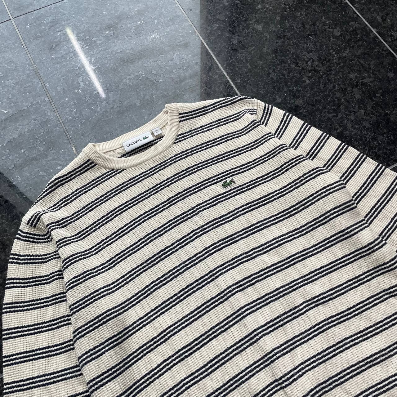 Lacoste × Vintage Lacoste Vintage Sweater Size US L / EU 52-54 / 3 - 3 Thumbnail