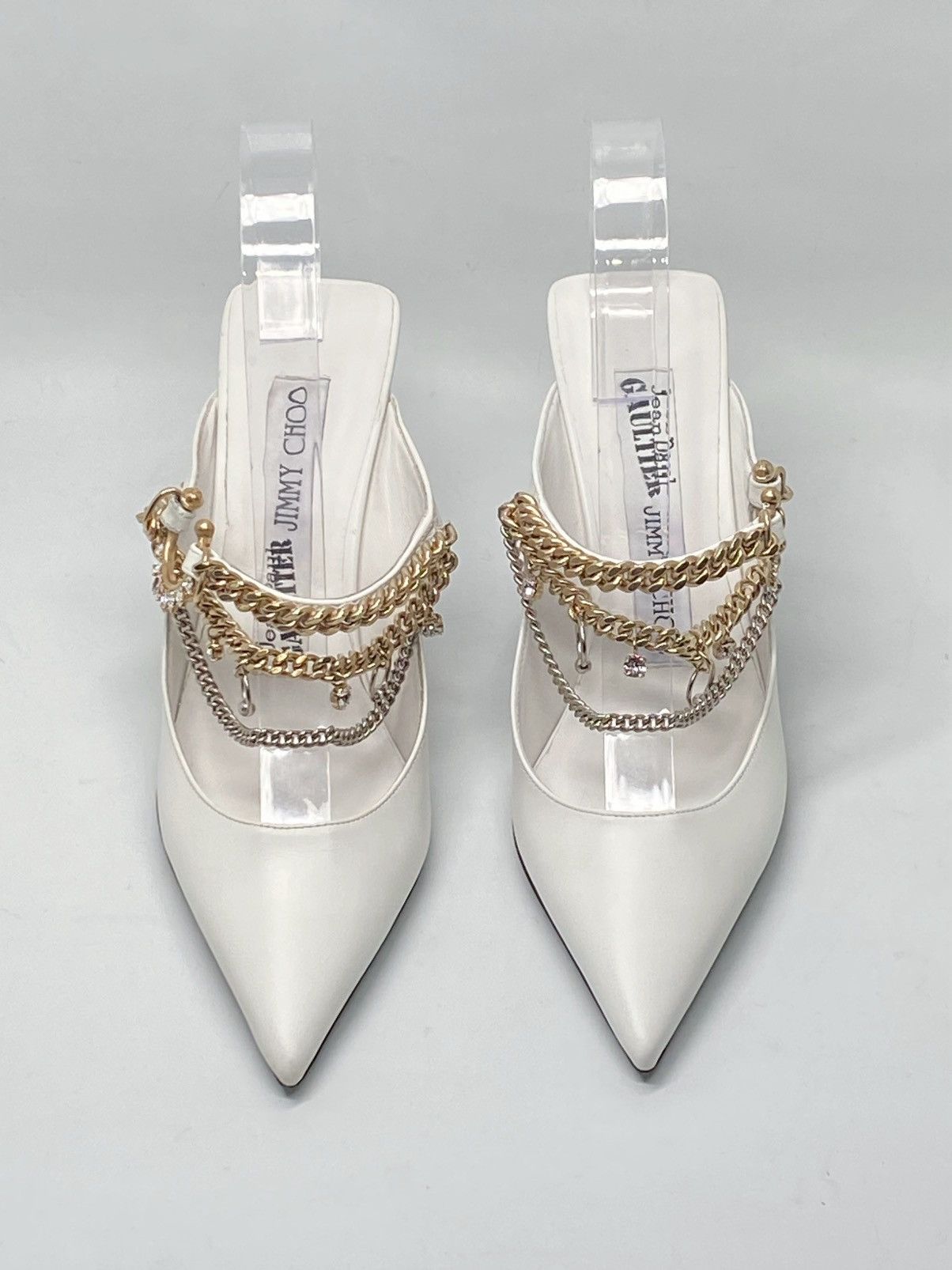 Jimmy Choo Jimmy Choo JEAN PAUL GAULTIER Bing 90MM Mules size 37.5 Size US 7.5 / IT 37.5 - 4 Thumbnail