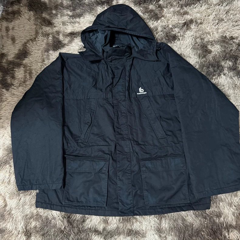 Balenciaga RARE Yeezy Gap Balenciaga Coated Cotton Parka | Grailed