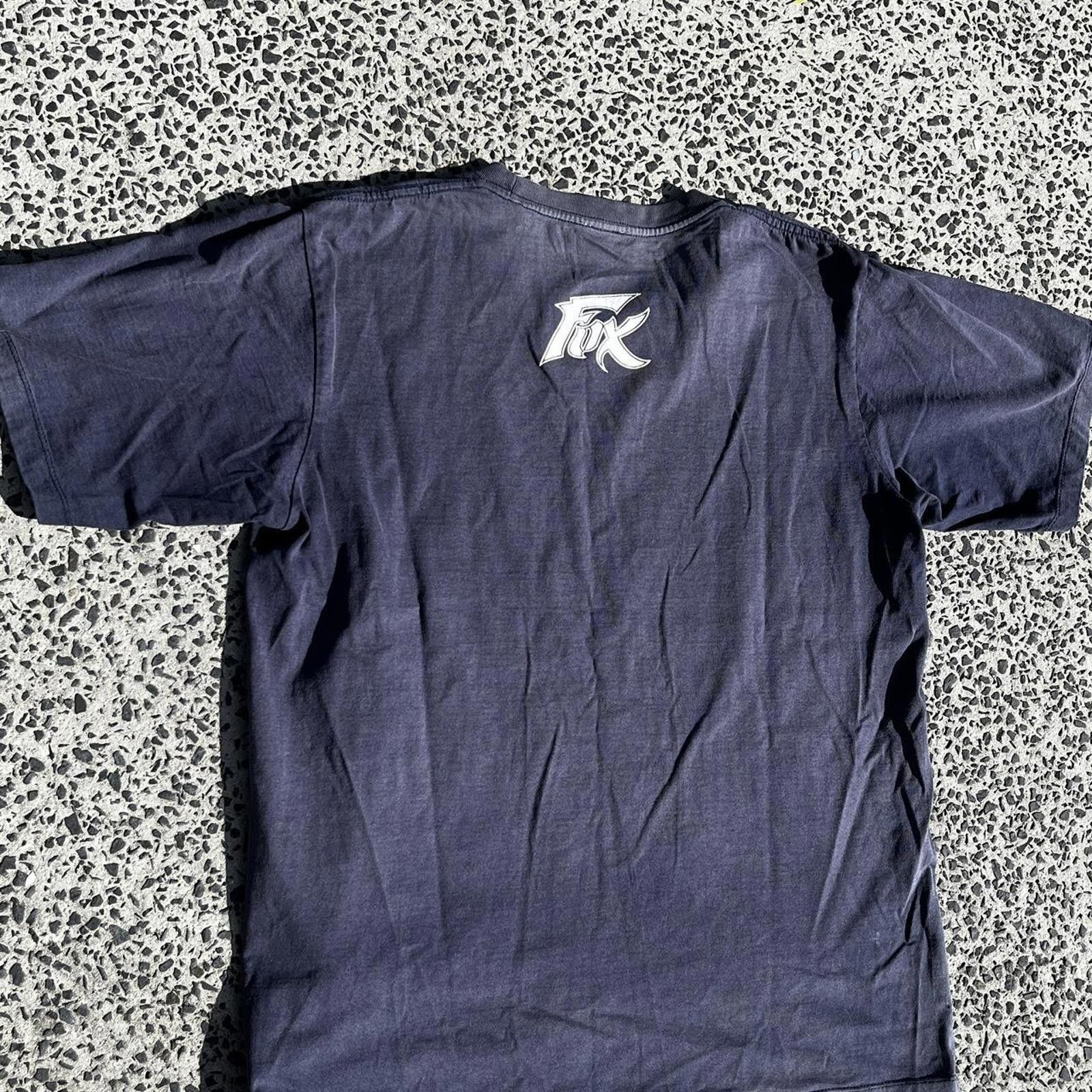 Fox Racing Fox Racing Men's Navy and Blue Tshirt Size US M / EU 48-50 / 2 - 5 Thumbnail