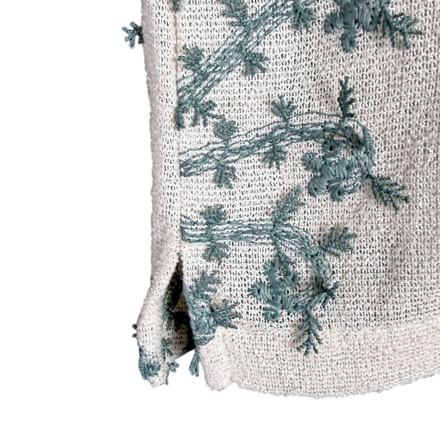Zara Men's Zara Luxury Resort Shirt Green Embroidered Floral - S Size US S / EU 44-46 / 1 - 5 Thumbnail