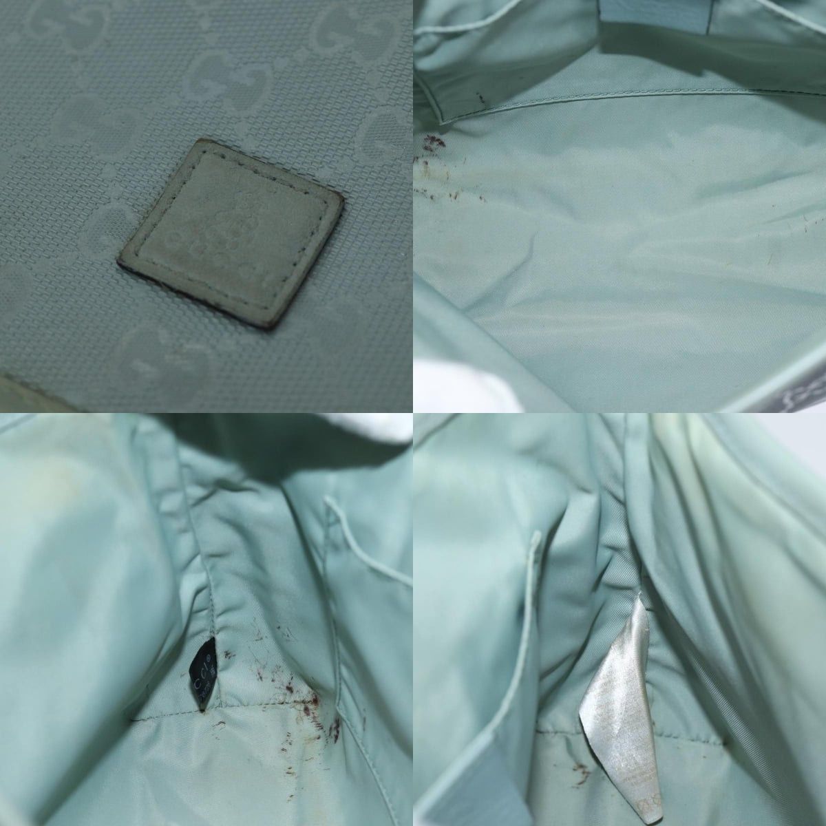 Gucci GUCCI GG Implementation Shoulder Bag Light Blue Size ONE SIZE - 11 Thumbnail