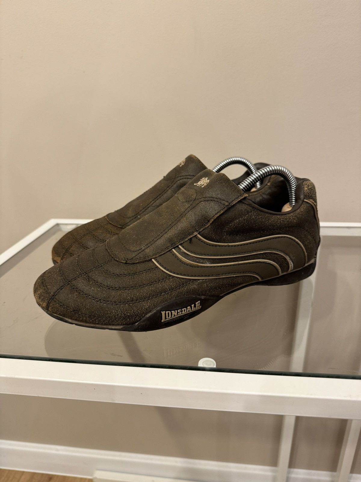 Lonsdale Lonsdale Slip vintage sneakers 90s y2k style 2000s cat Size US 9 / EU 42 - 3 Thumbnail