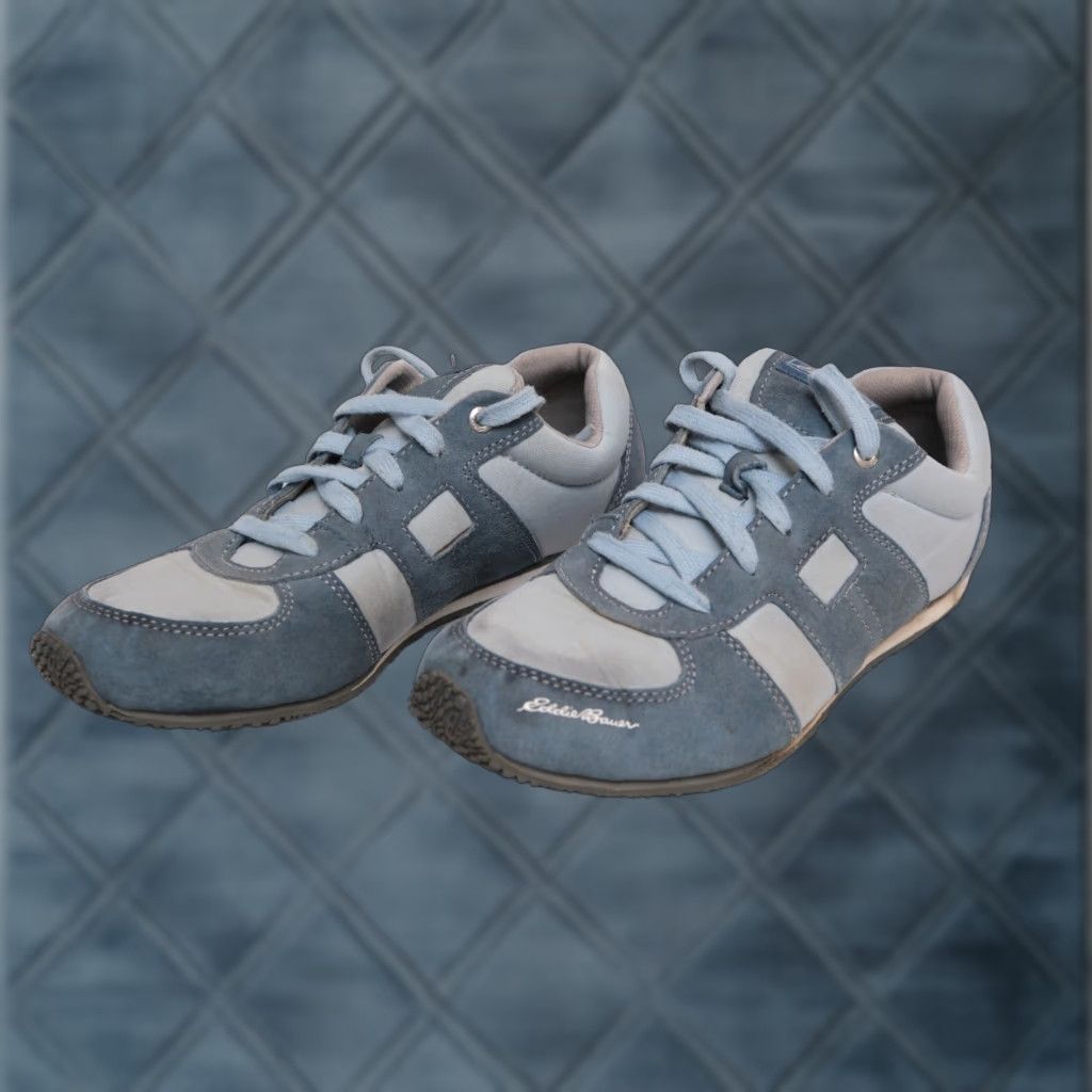 Eddie Bauer Eddie Bauer Blue Suede Throwback Sneakers Womens Size 10 Size US 10 / IT 40 - 1 Thumbnail