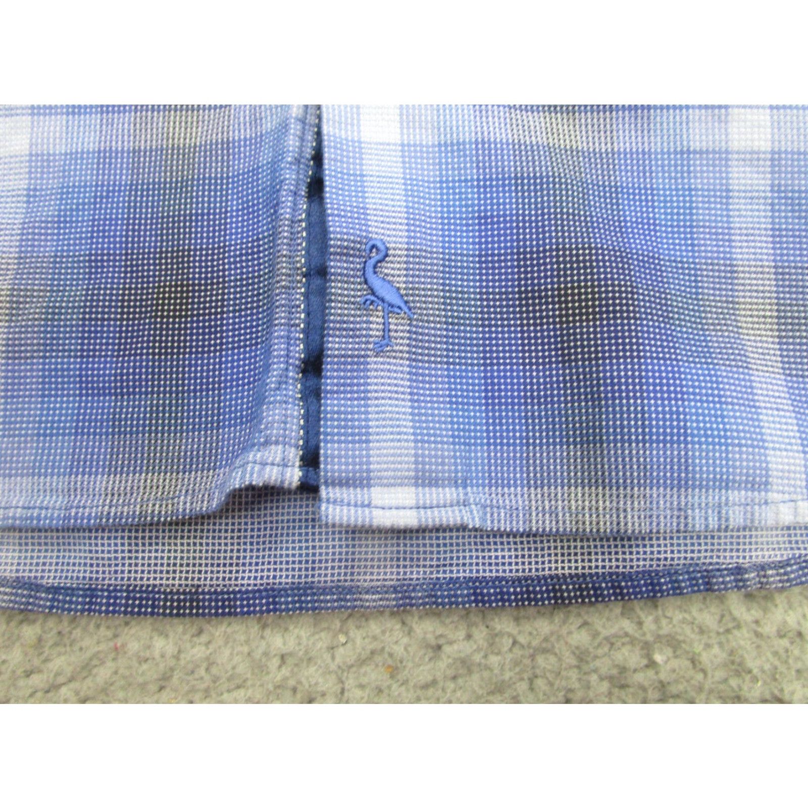 Tailorbyrd TAILORBYRD Shirt Mens Large Blue Plaid Classic Fit Long Sleeve Button Down Logo Size US XXL / EU 58 / 5 - 4 Thumbnail