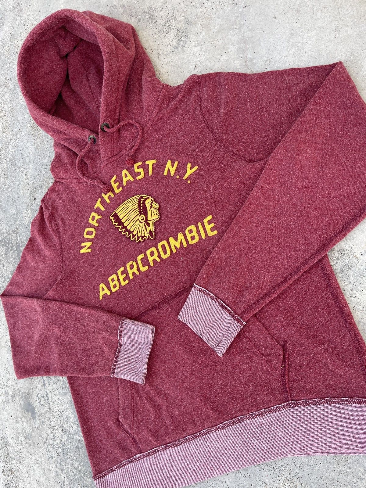 Abercrombie & Fitch × Vintage Vintage Abercrombie & Fitch Pullover Hoodie Size US L / EU 52-54 / 3 - 5 Thumbnail